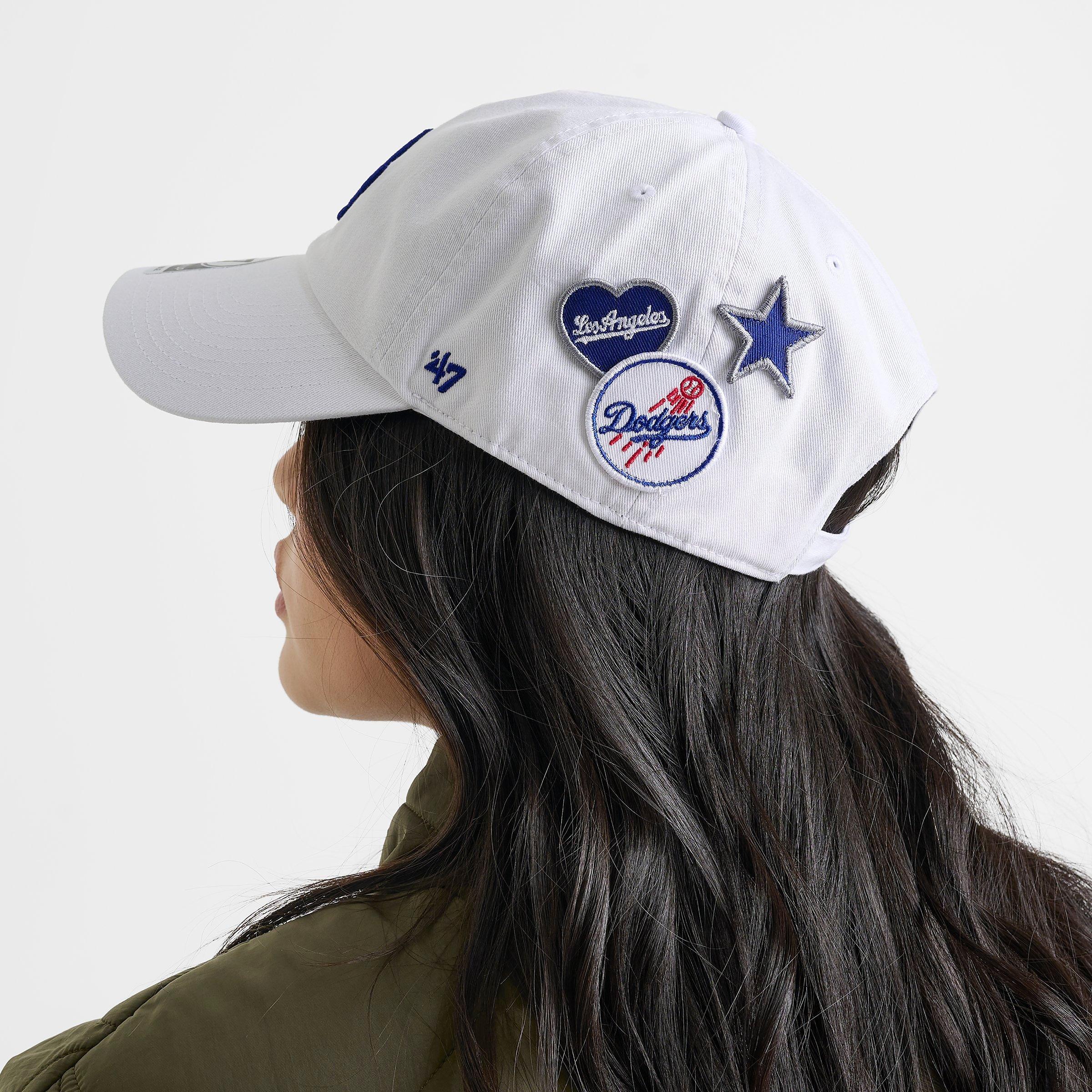 '47 Los Angeles Dodgers MLB Badges Clean Up Strapback Hat
