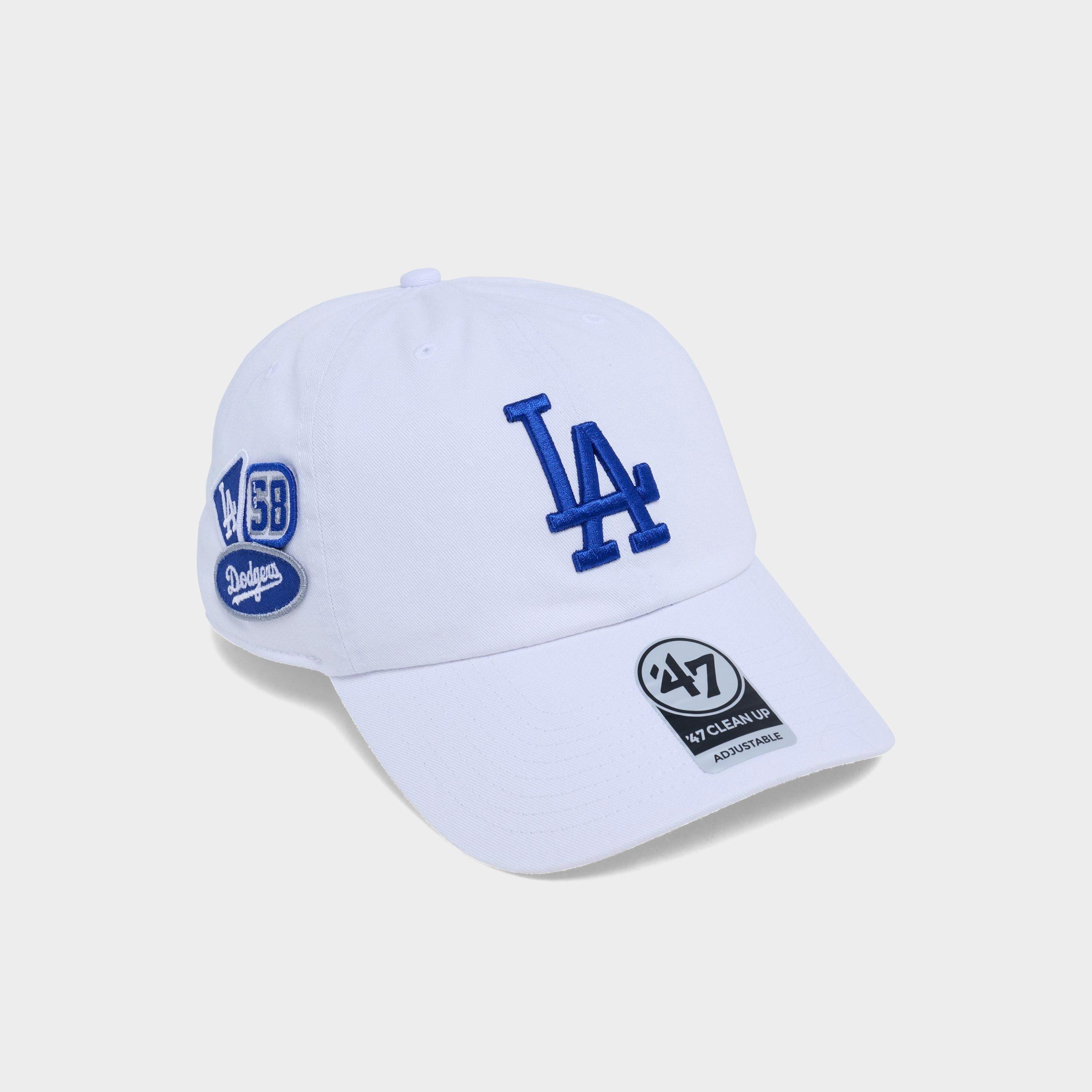 47 Los Angeles Dodgers MLB Badges Clean Up Strapback Hat | JD Sports