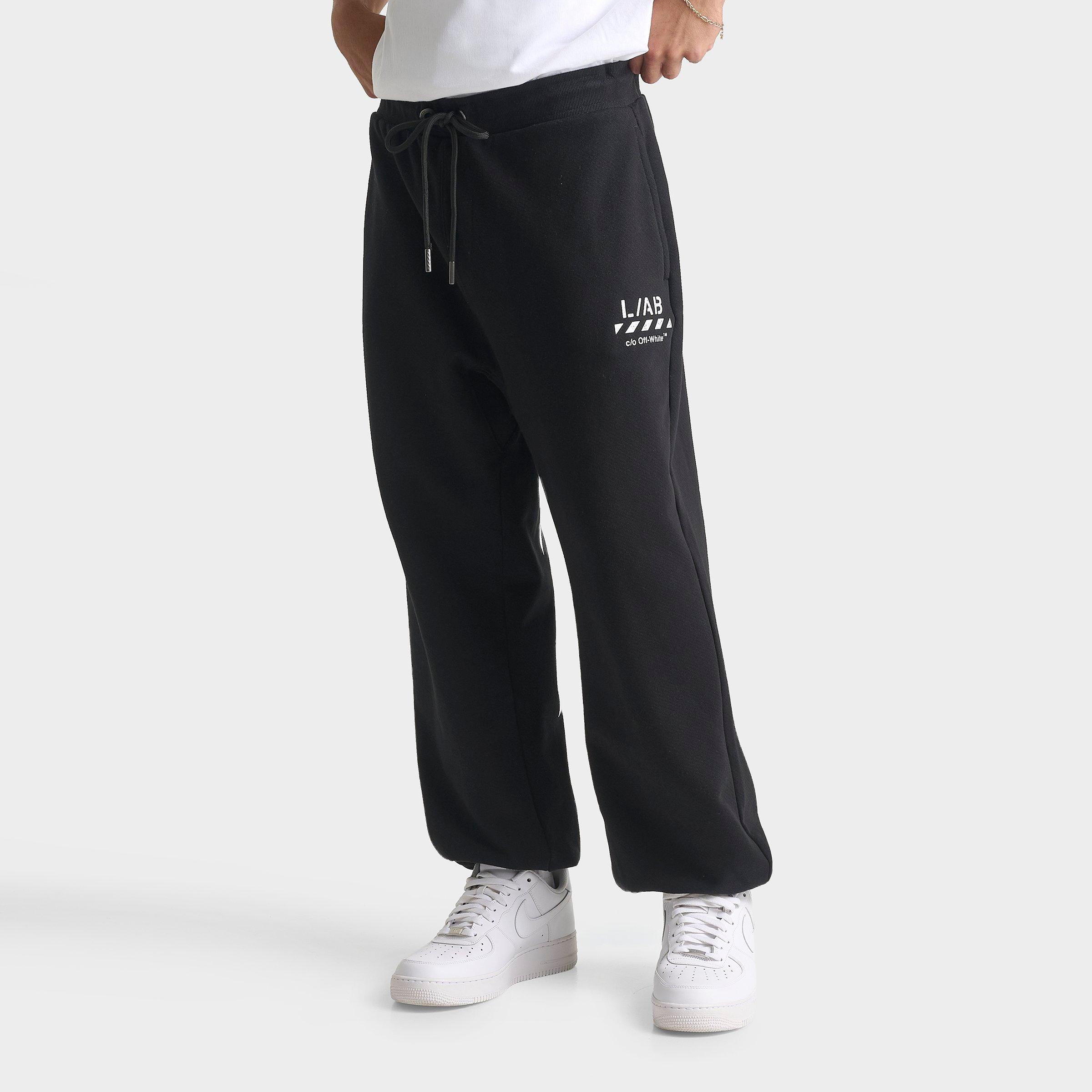 Men's L/AB c/o Off-White Core Diagonal Fleece Jogger Pants