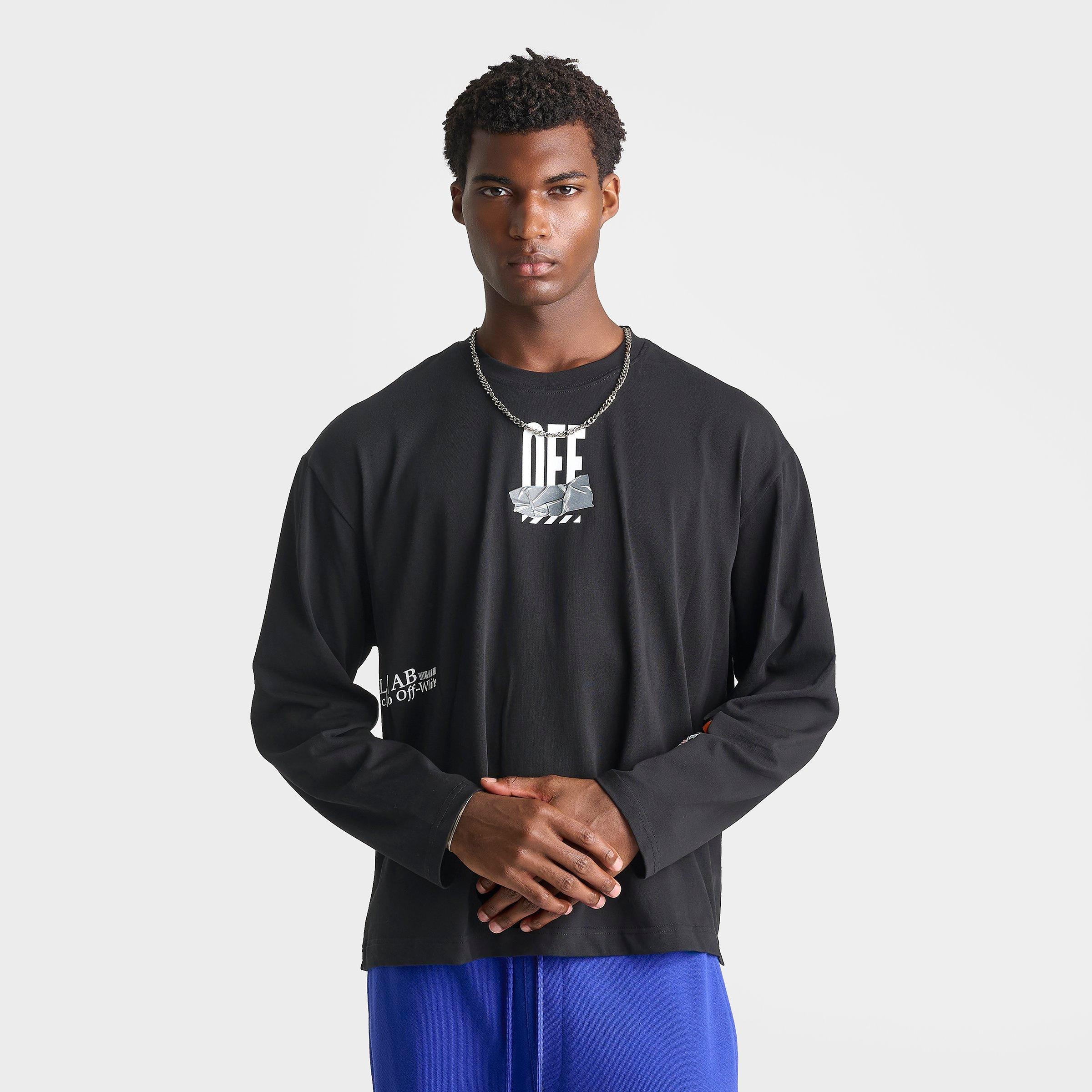 Men's L/AB c/o Off-White Duct Tape Long-Sleeve T-Shirt
