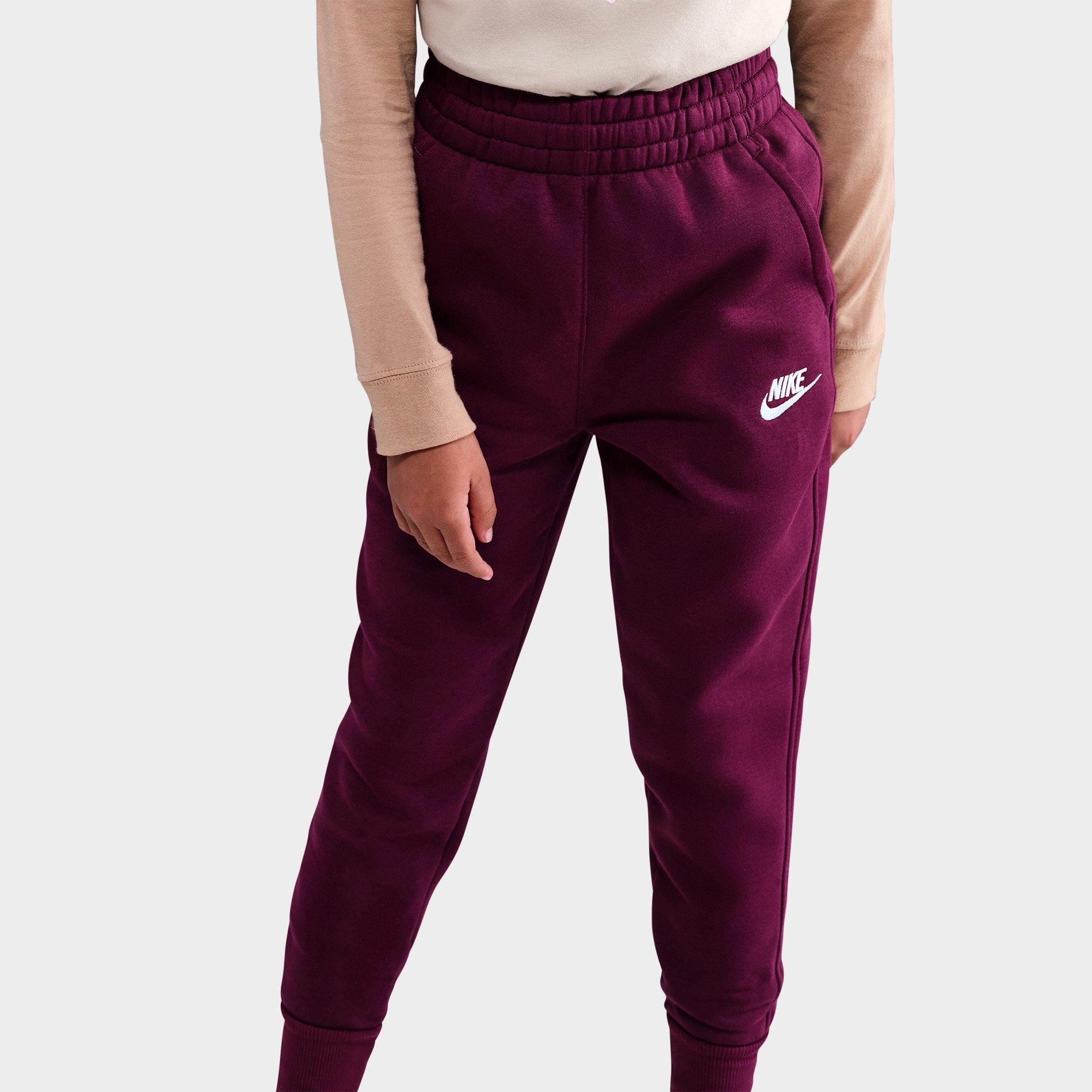 Girls' Big Kids' Nike Sportswear Club Fleece High-Waisted Fitted Jogger Pants