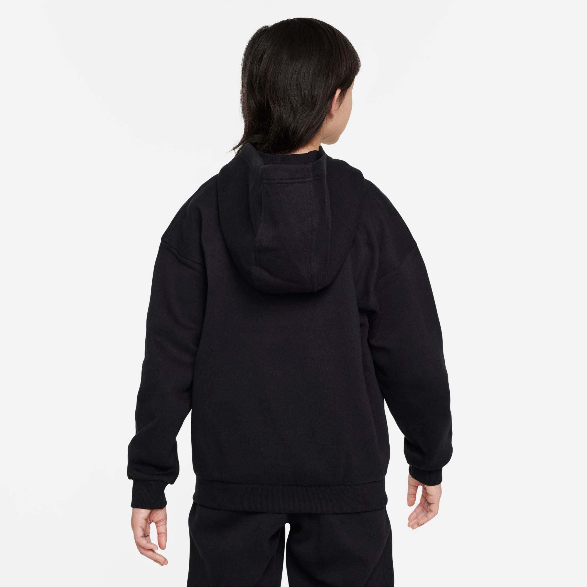 Big Kids' Nike Sportswear Club Fleece Oversized Full-Zip Hoodie