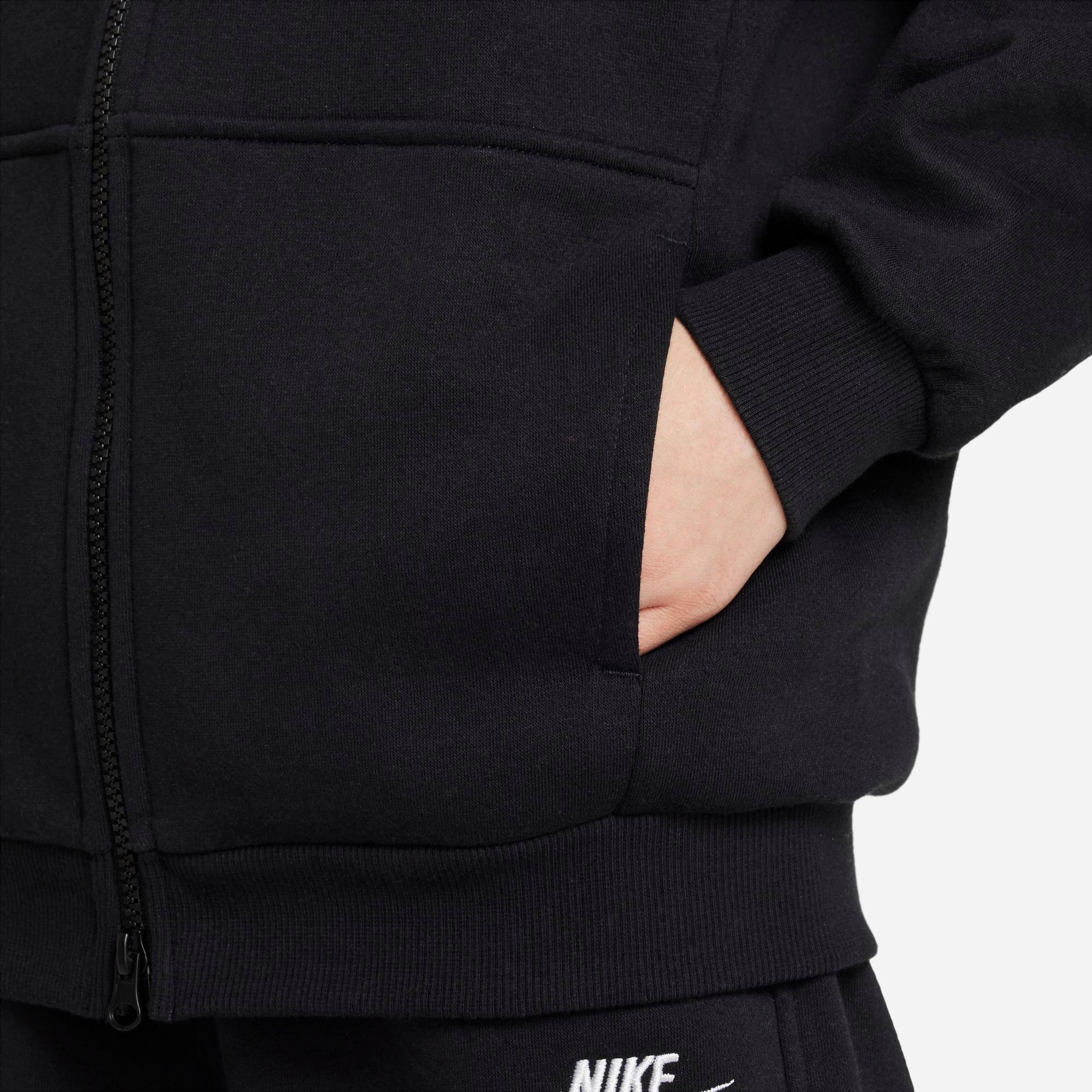 Big Kids' Nike Sportswear Club Fleece Oversized Full-Zip Hoodie