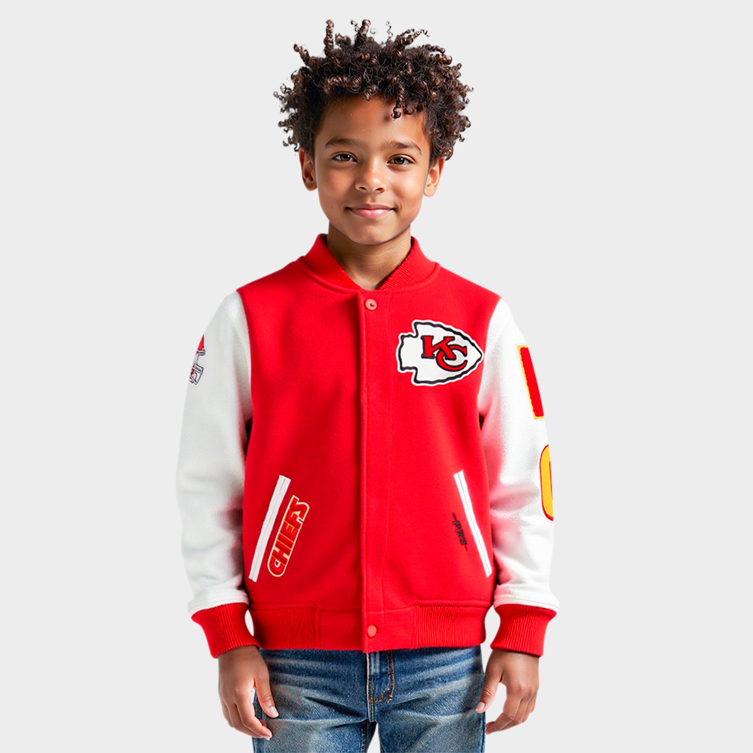 Big Kids' Pro Standard Kansas City Chiefs NFL Wool Varsity Jacket