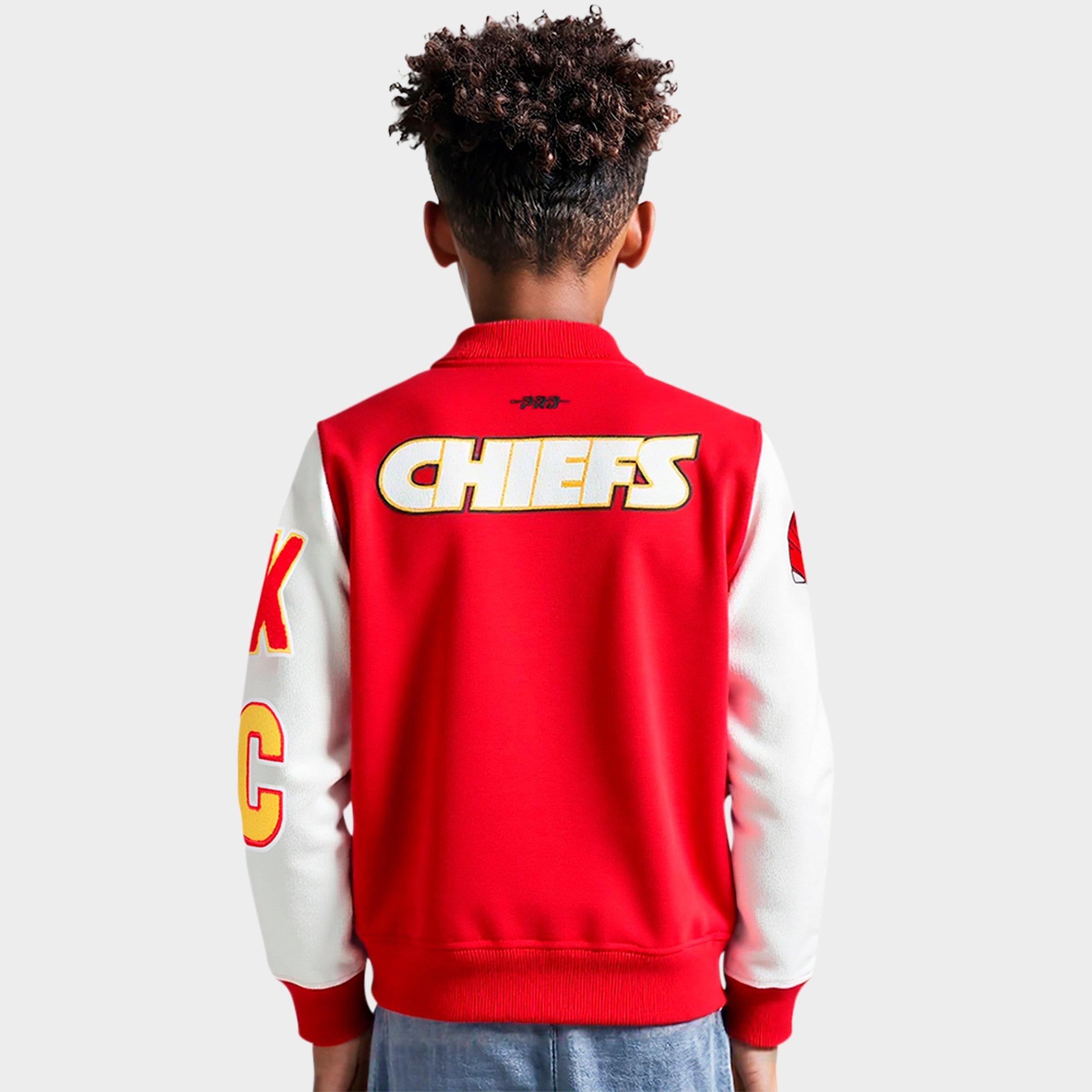 Big Kids' Pro Standard Kansas City Chiefs NFL Wool Varsity Jacket