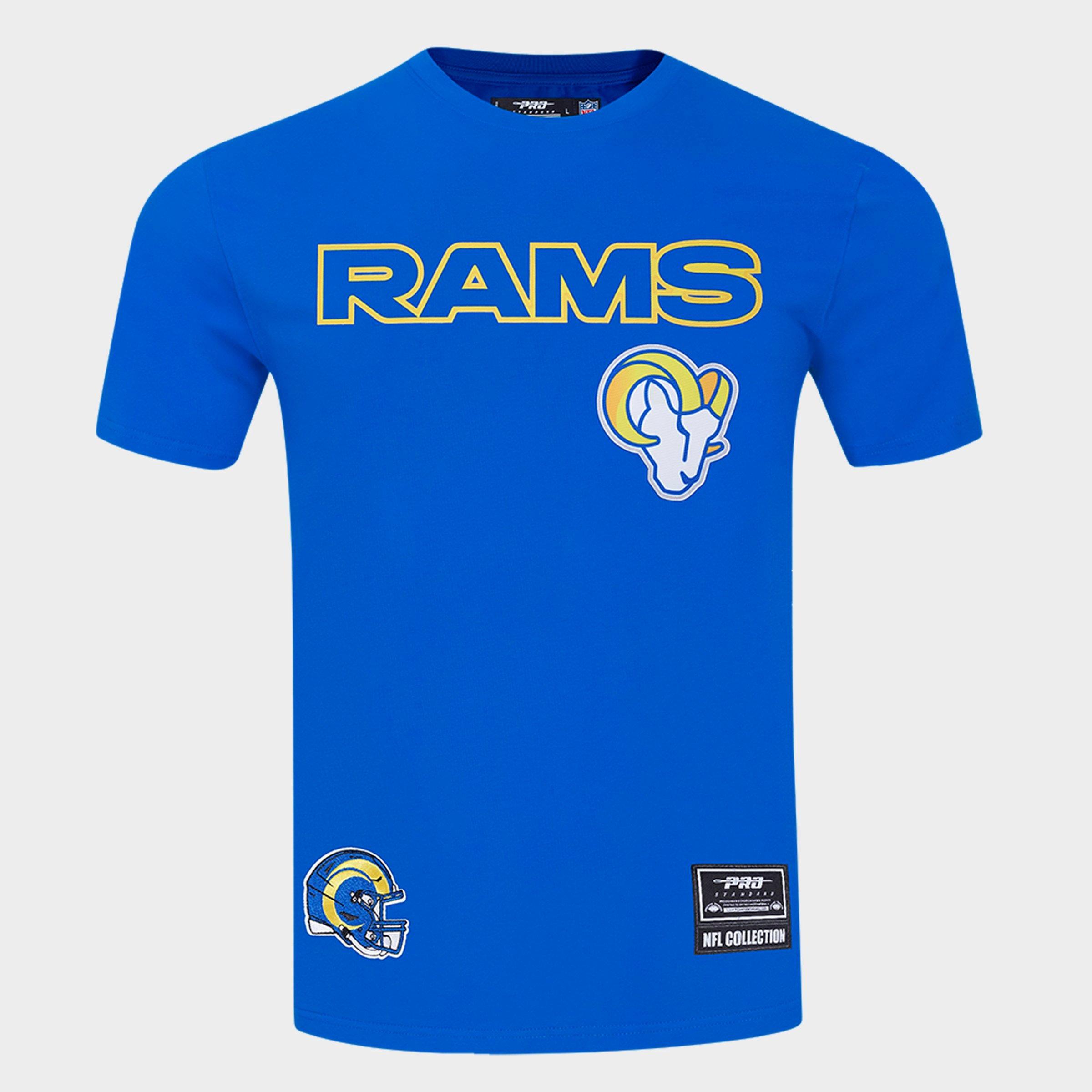 Men's Pro Standard Los Angeles Rams NFL Classic Mesh Striped T-Shirt