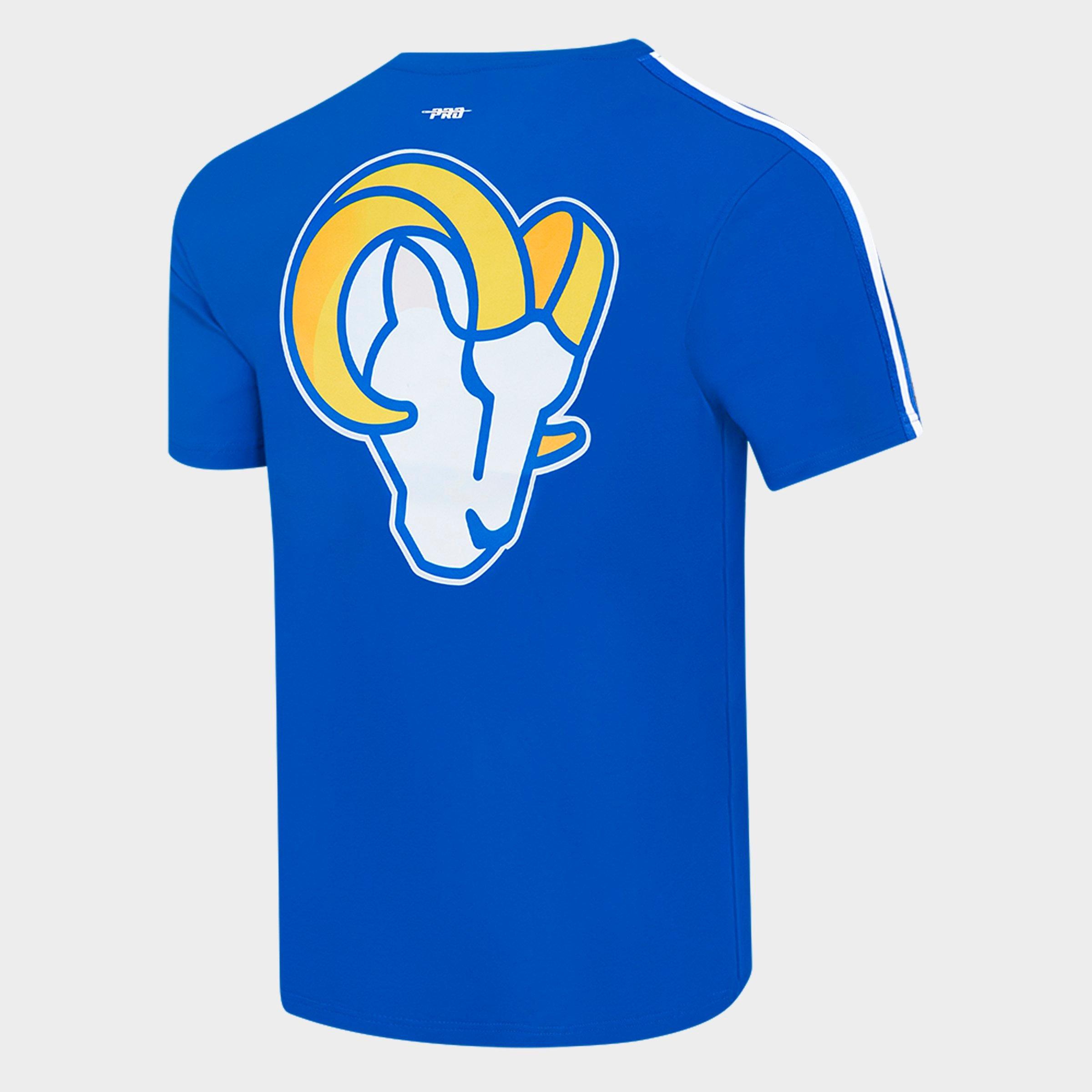 Men's Pro Standard Los Angeles Rams NFL Classic Mesh Striped T-Shirt