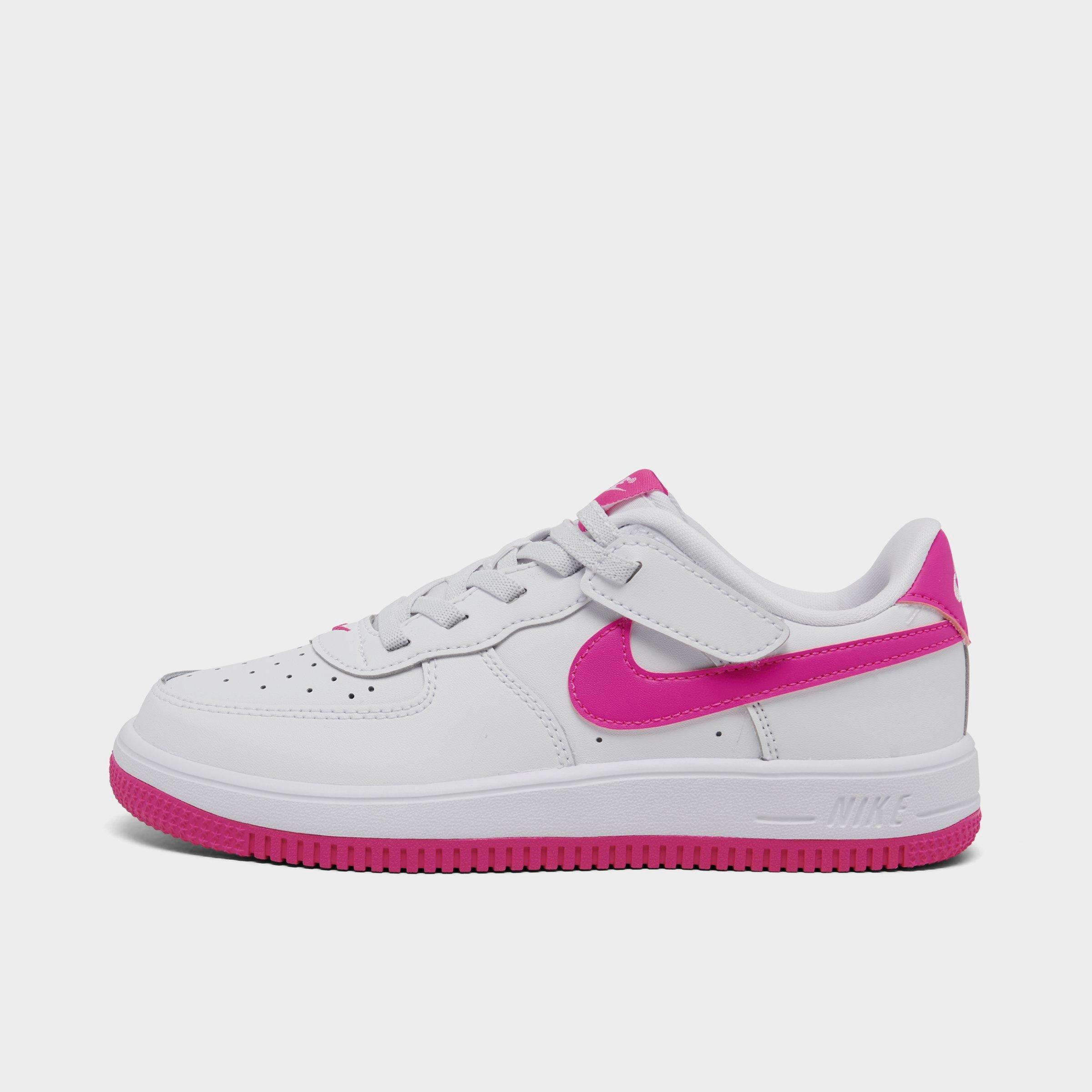 Little Kids' Nike Force 1 Low EasyOn Stretch Lace Casual