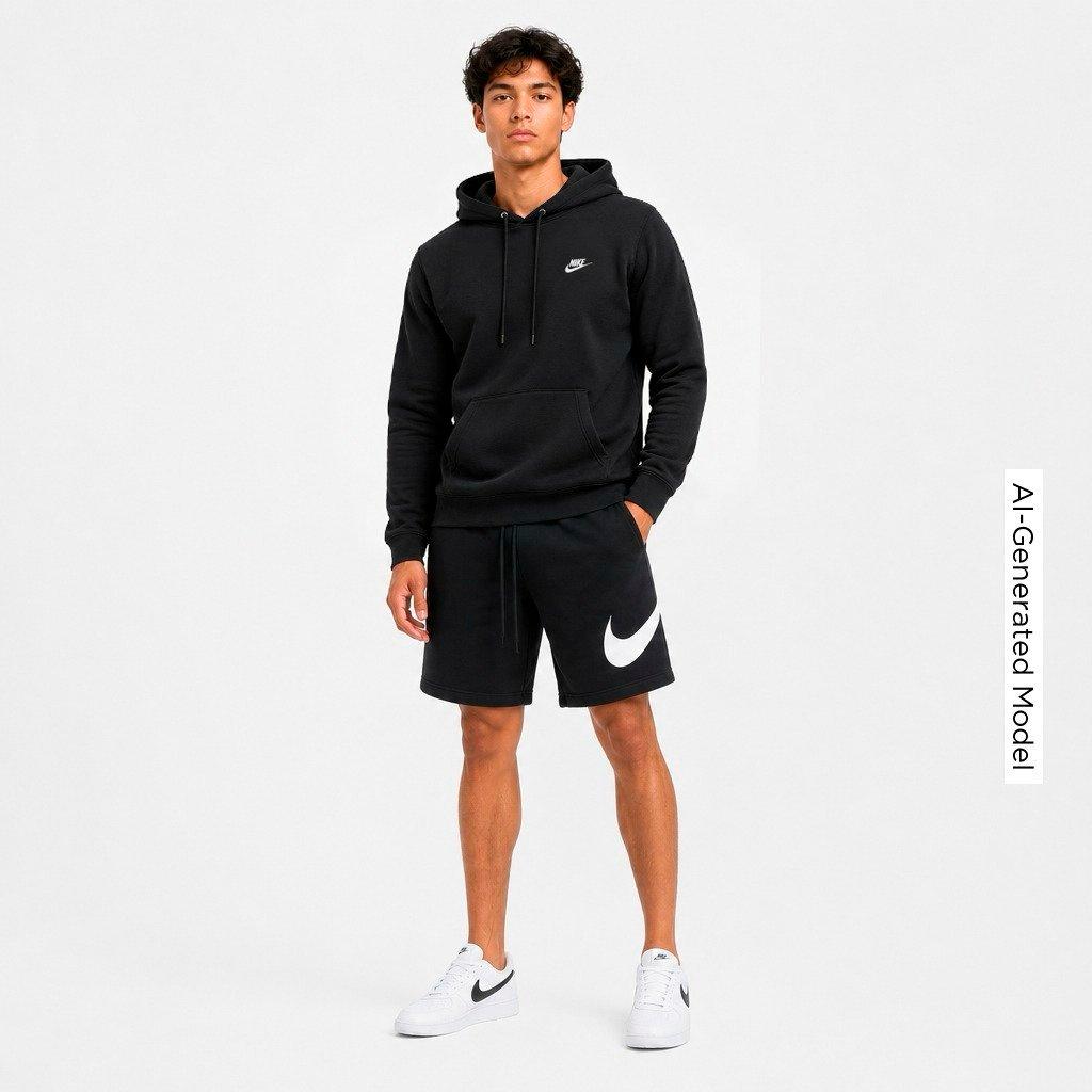 Men's Nike Club Fleece Premium Embroidered Pullover Hoodie