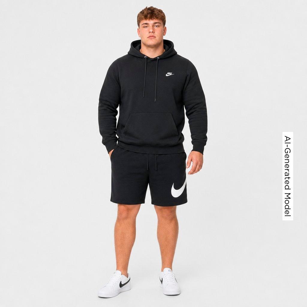 Men's Nike Club Fleece Premium Embroidered Pullover Hoodie