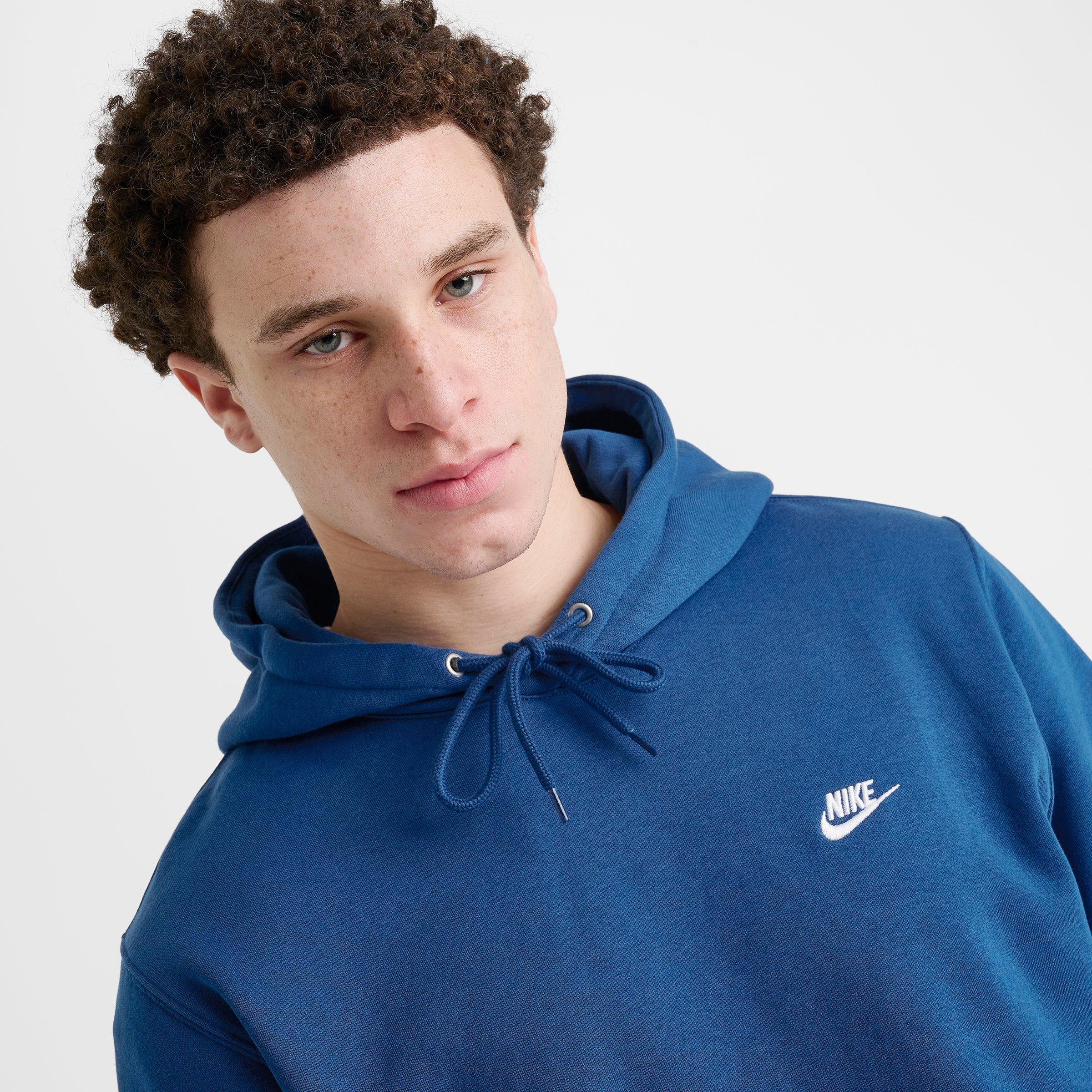 Men's Nike Club Fleece Premium Embroidered Pullover Hoodie