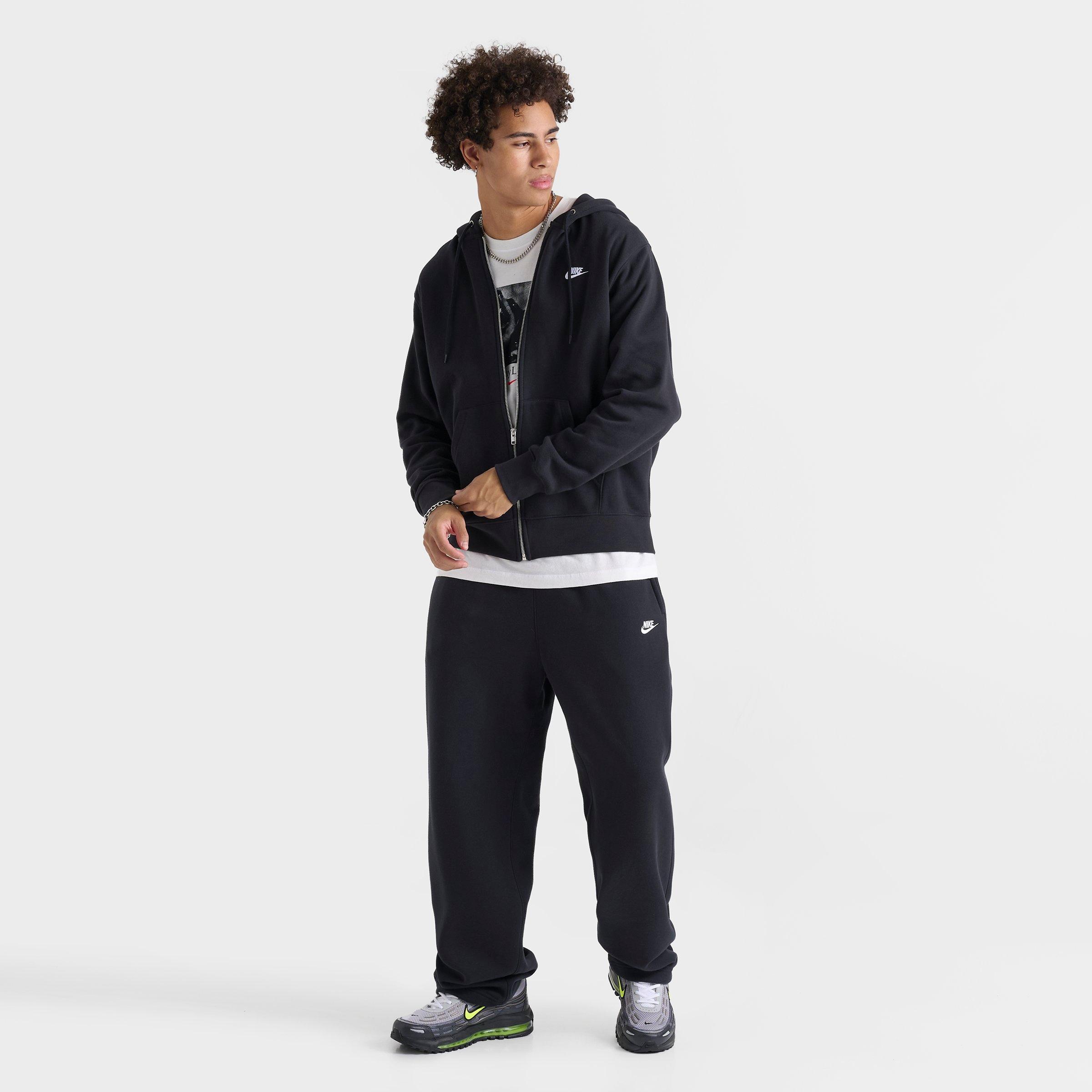 Men's Nike Club Fleece Embroidered Premium Full-Zip Hoodie