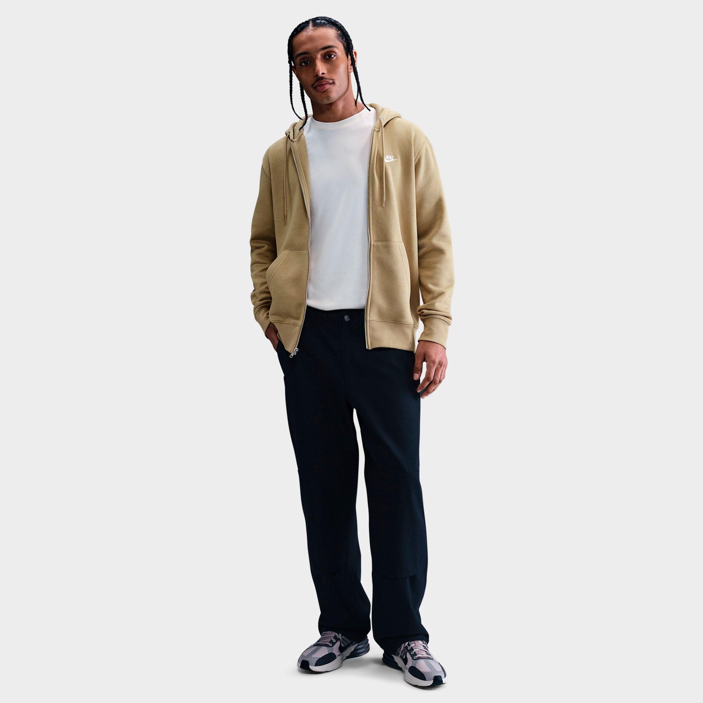 Men's Nike Club Fleece Embroidered Premium Full-Zip Hoodie | JD Sports