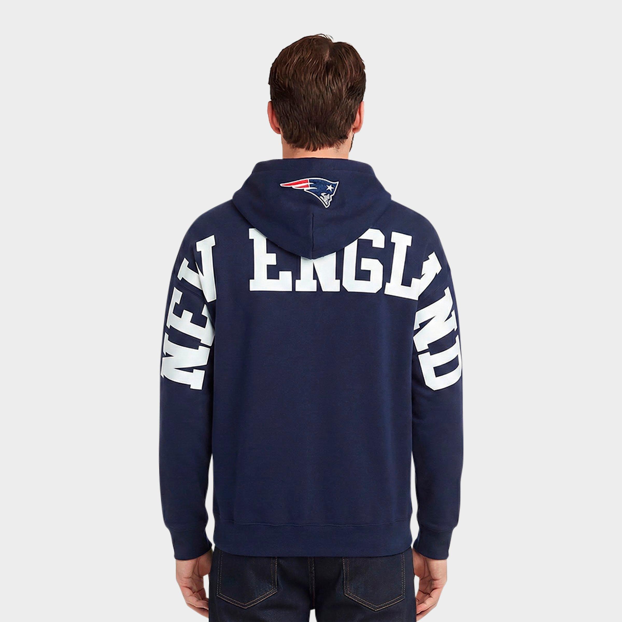 Men's Pro Standard New England Patriots NFL Wingspan Fleece Pullover Hoodie