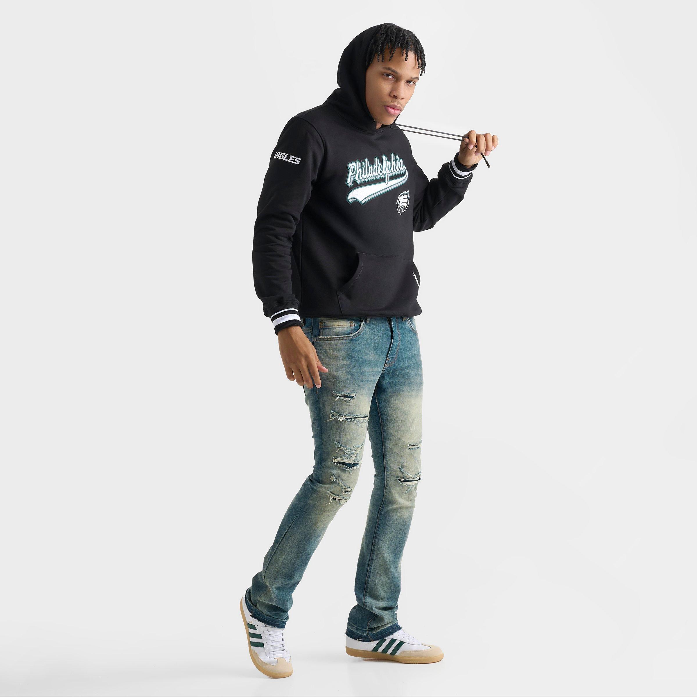 Men's Pro Standard Philadelphia Eagles NFL Script Fleece Hoodie