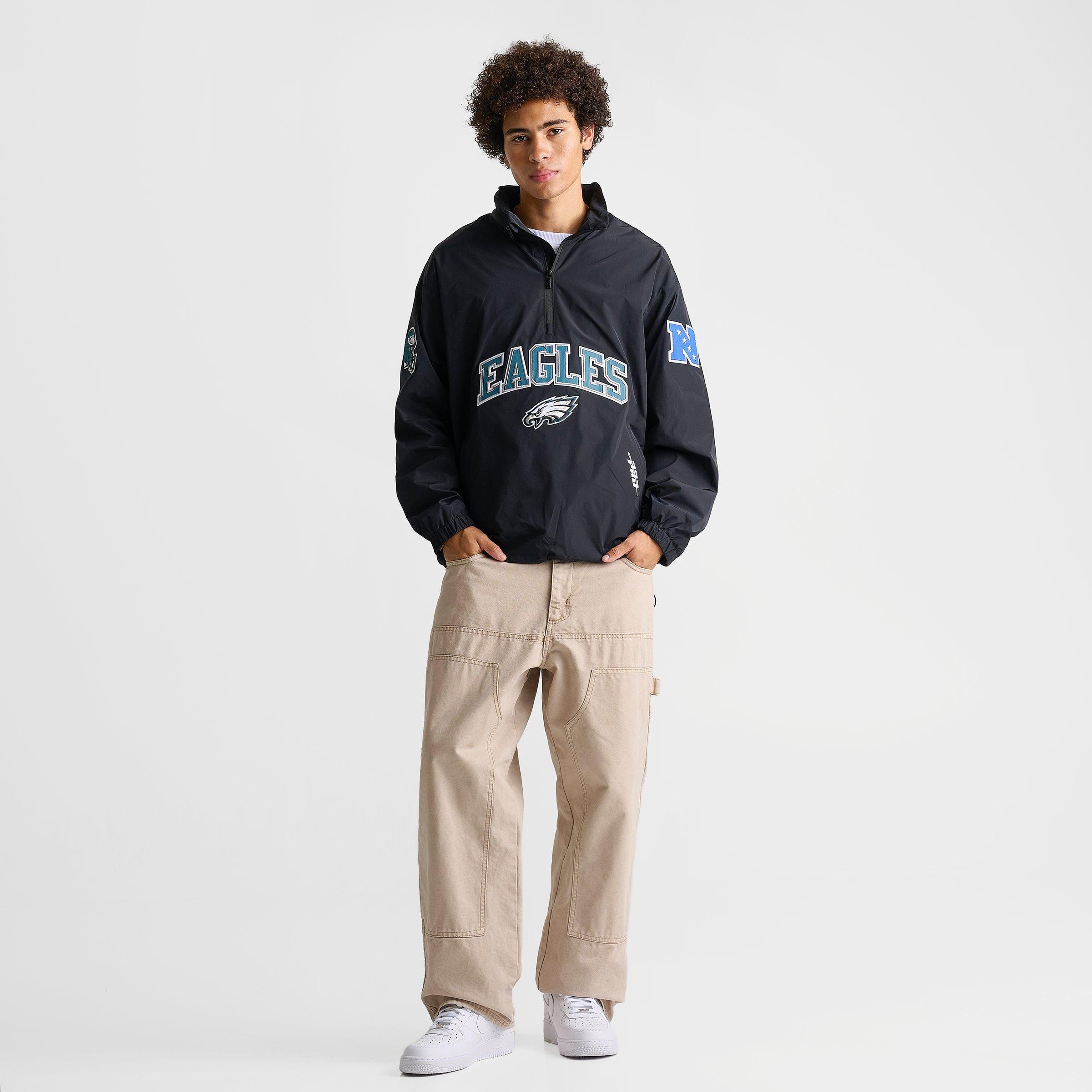 Men's Pro Standard Philadelphia Eagles NFL Pre Game Quarter-Zip Jacket