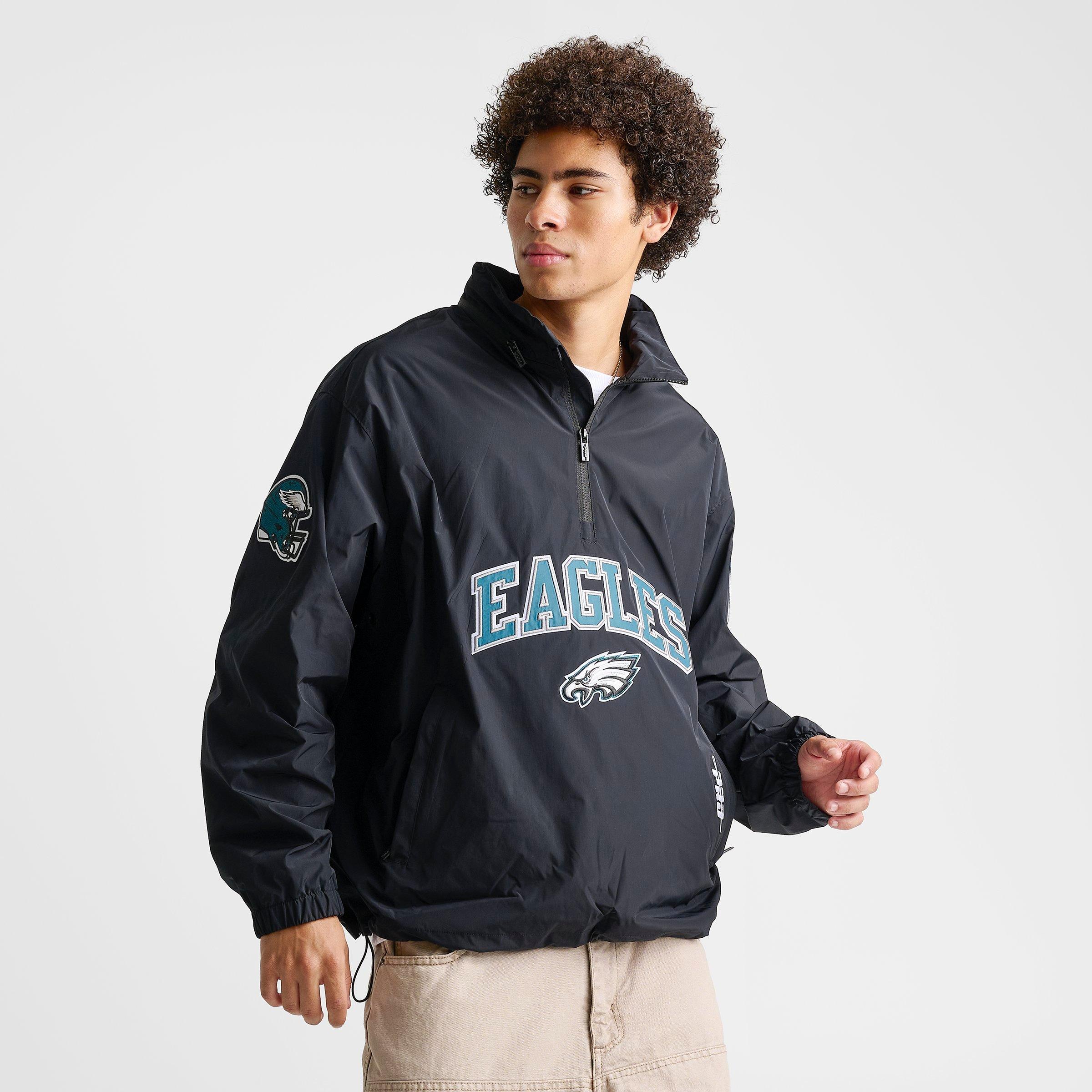 Men's Pro Standard Philadelphia Eagles NFL Pre Game Quarter-Zip Jacket