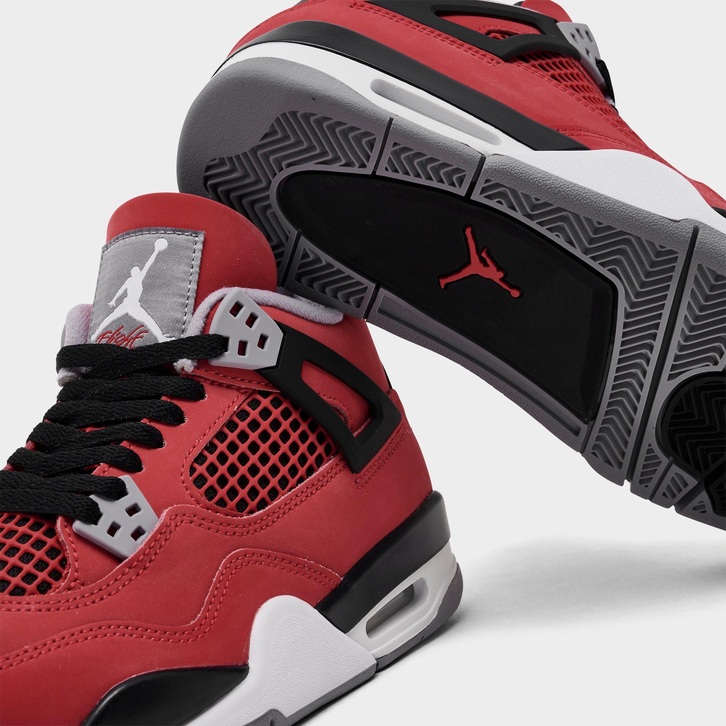 Big Kids' Air Jordan Retro 4 Basketball Shoes