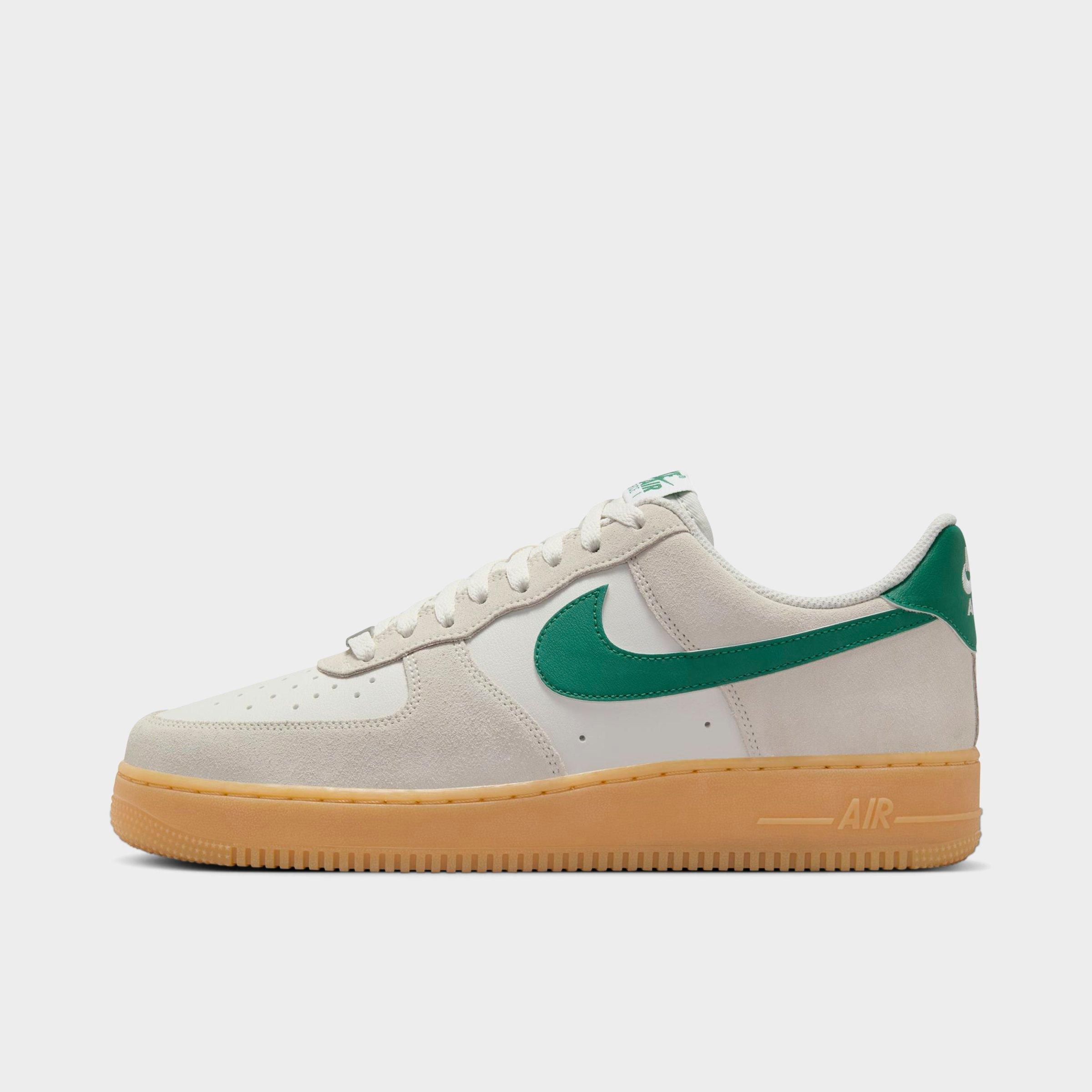 Nike Air Force 1 AF-1 \'82 Sneaker Green Brown White Men Sz 13 Casual 060406 2006 Nike Air Force 1 Low Vintage Green - Nov 2023 - FQ8823-236  main image 4