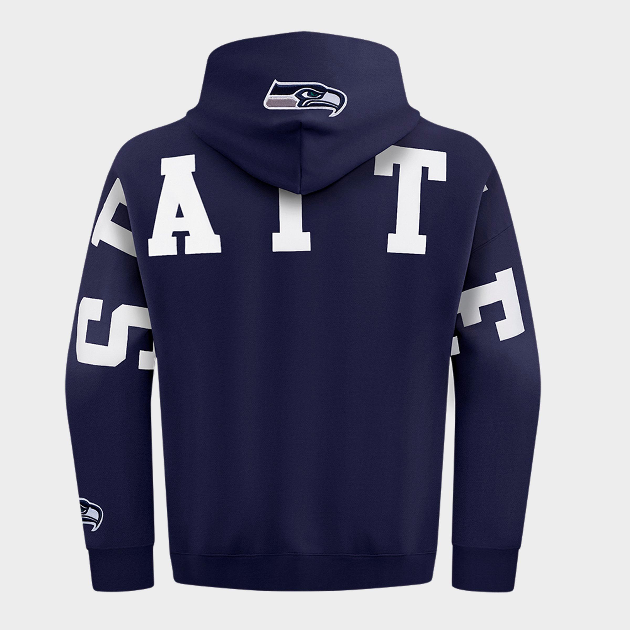 Men's Pro Standard Seattle Seahawks NFL Wingspan Fleece Pullover Hoodie