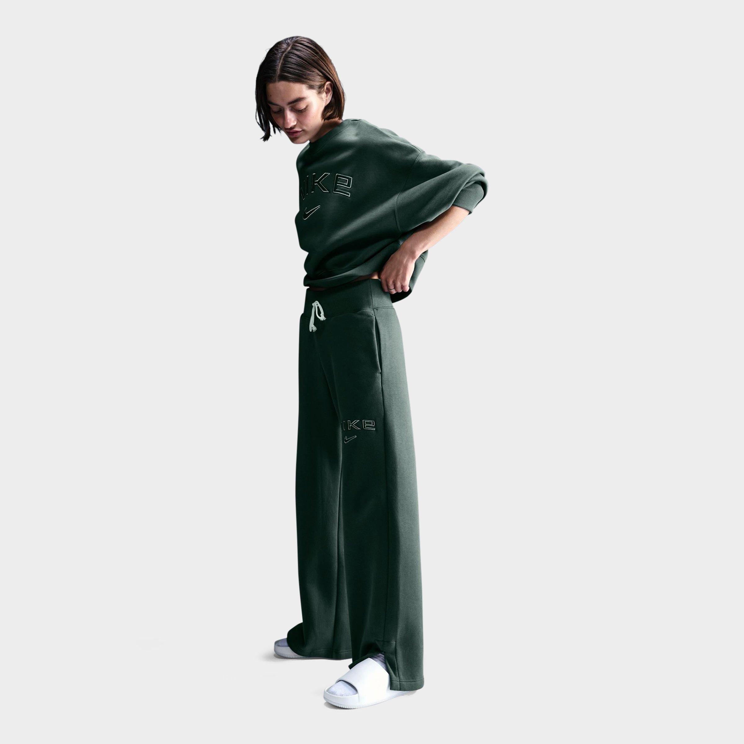 Women's Nike Sportswear Phoenix Fleece High-Waisted Wide-Leg Logo Pants