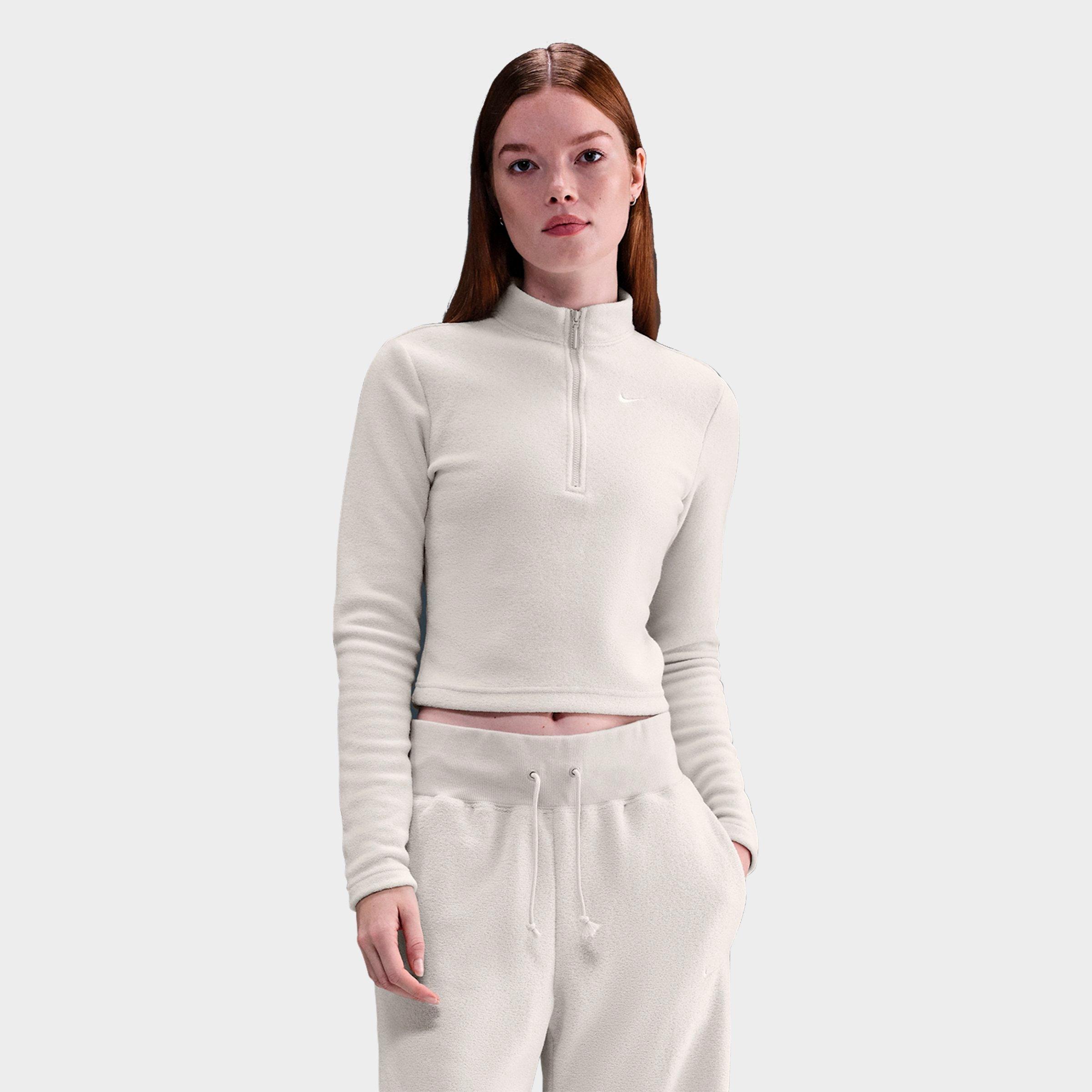 Women's Nike Sportswear Phoenix Plush Cozy Fleece Long-Sleeve Half