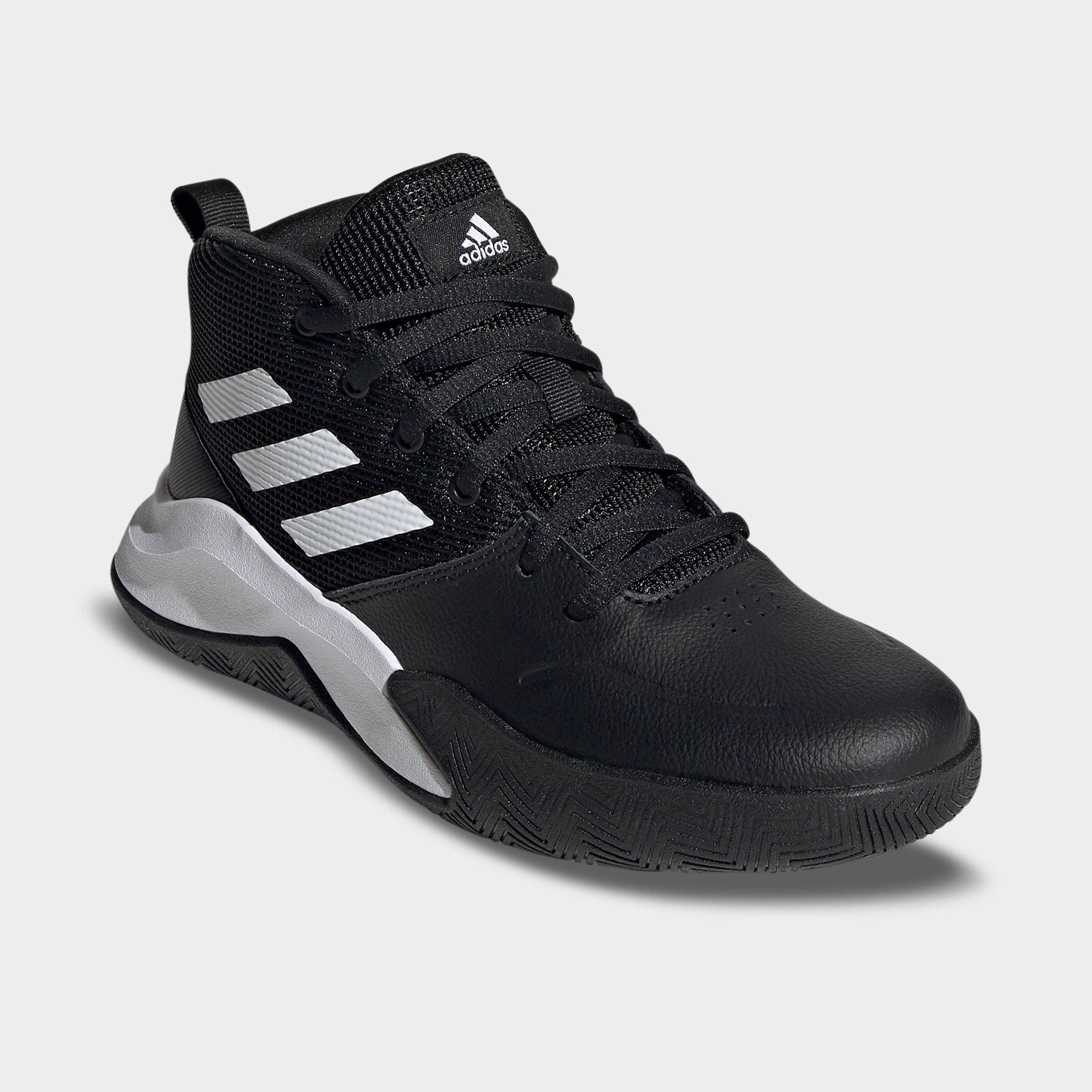 Big Kids' adidas OwnTheGame Basketball Shoes (Wide Width)