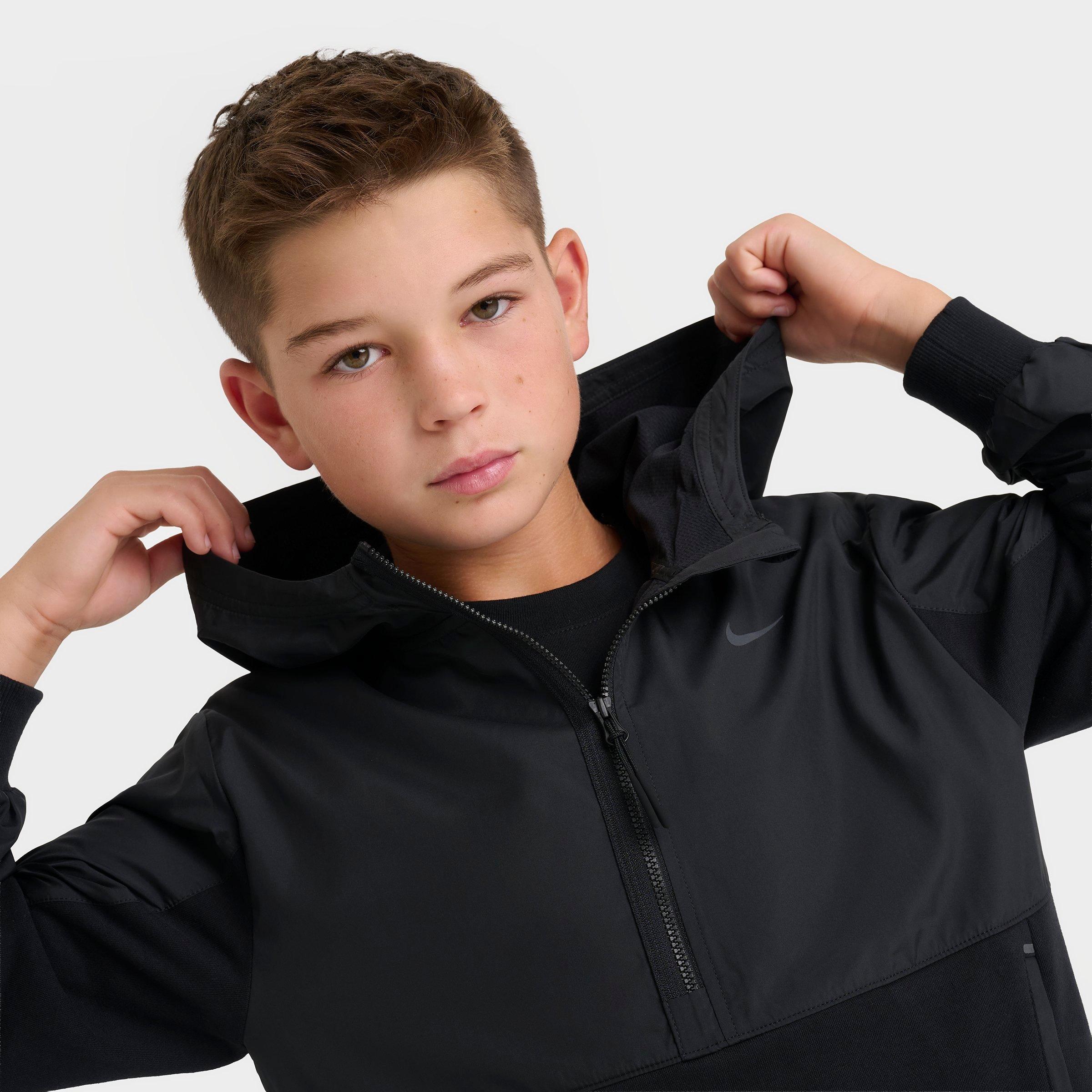 Big Kids' Nike Sportswear City Utility EasyOn Half-Zip Hoodie
