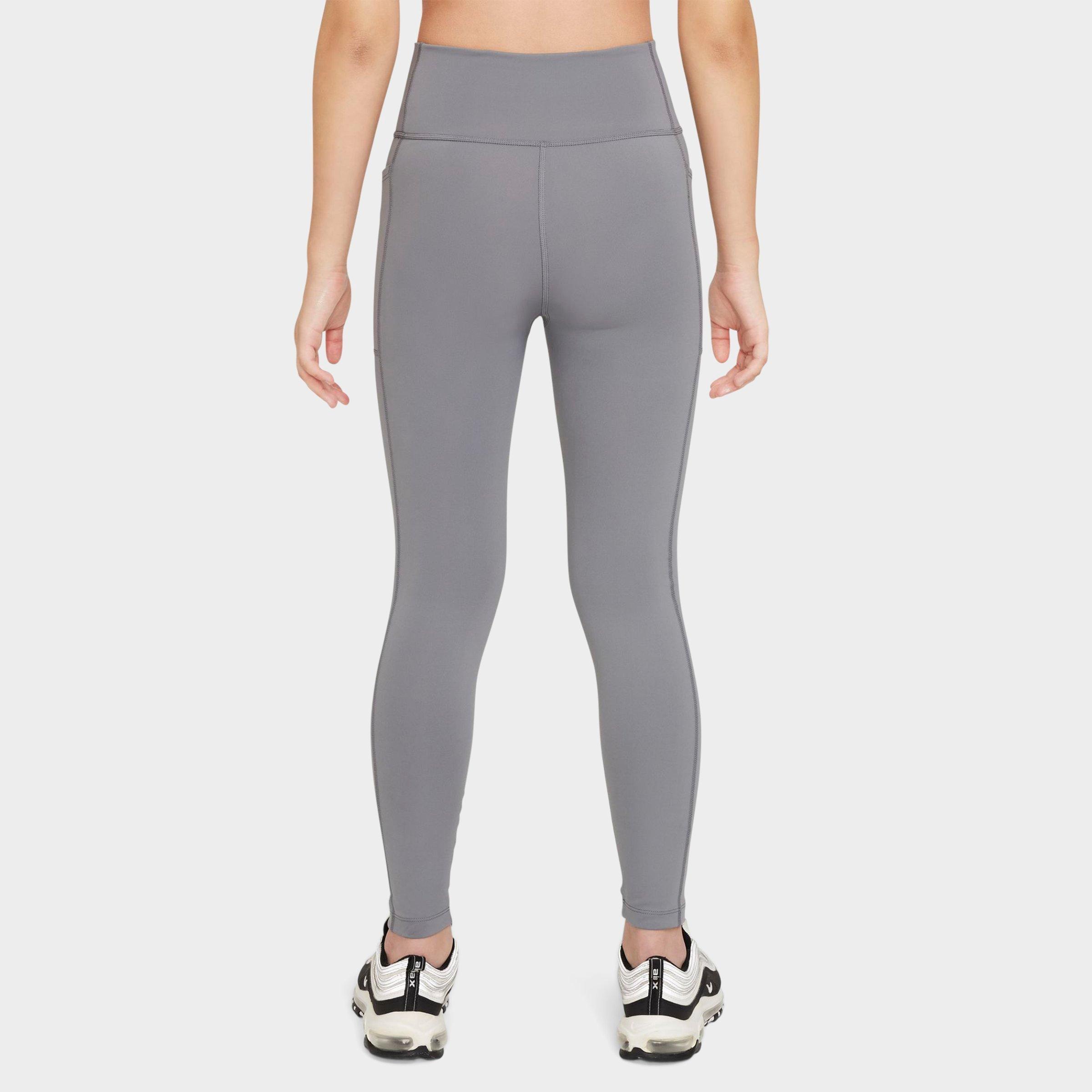 Girls' Big Kids' Nike One High-Waisted Dri-FIT Pocket Leggings