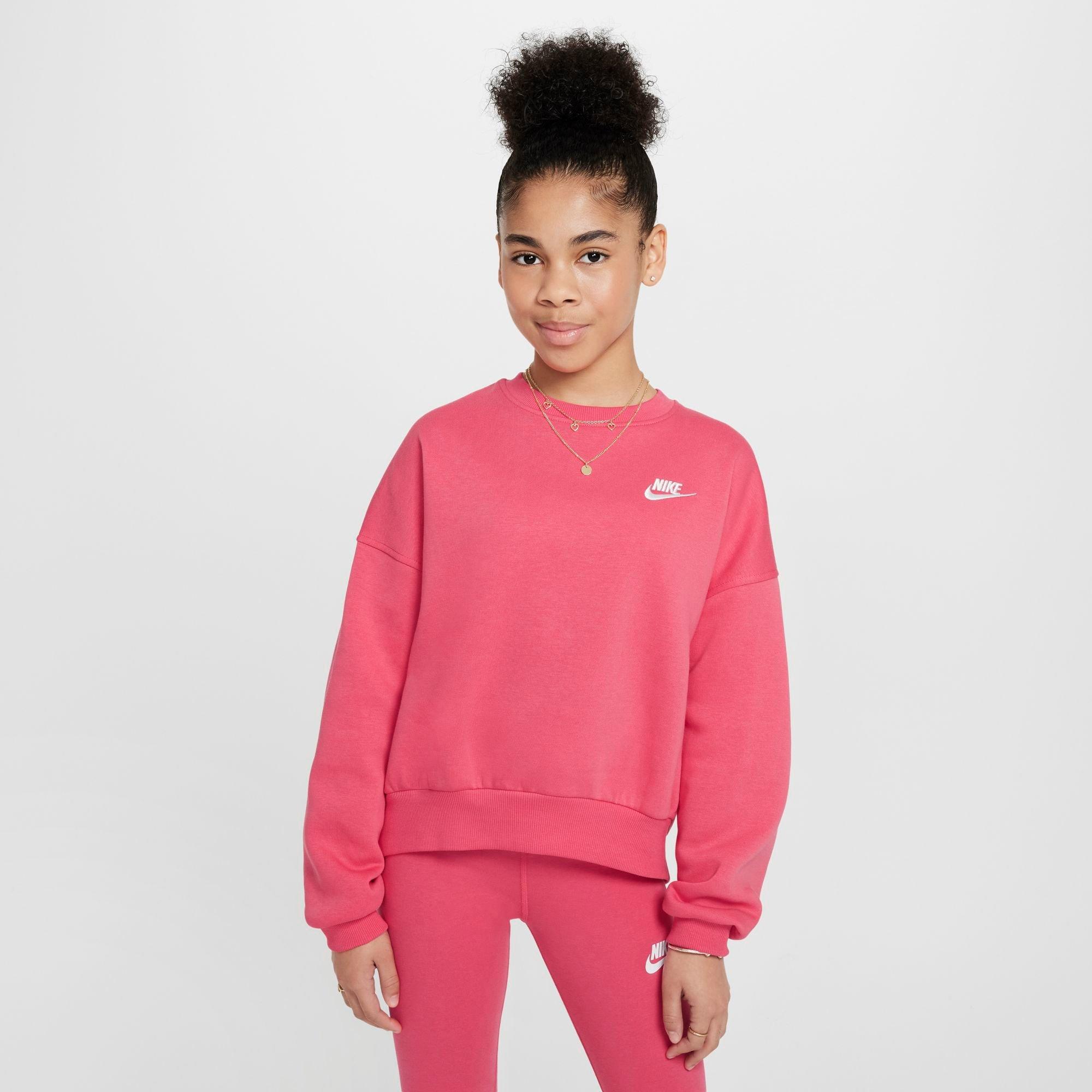 Girls' Nike Sportswear Club Fleece Boxy Crewneck Sweatshirt