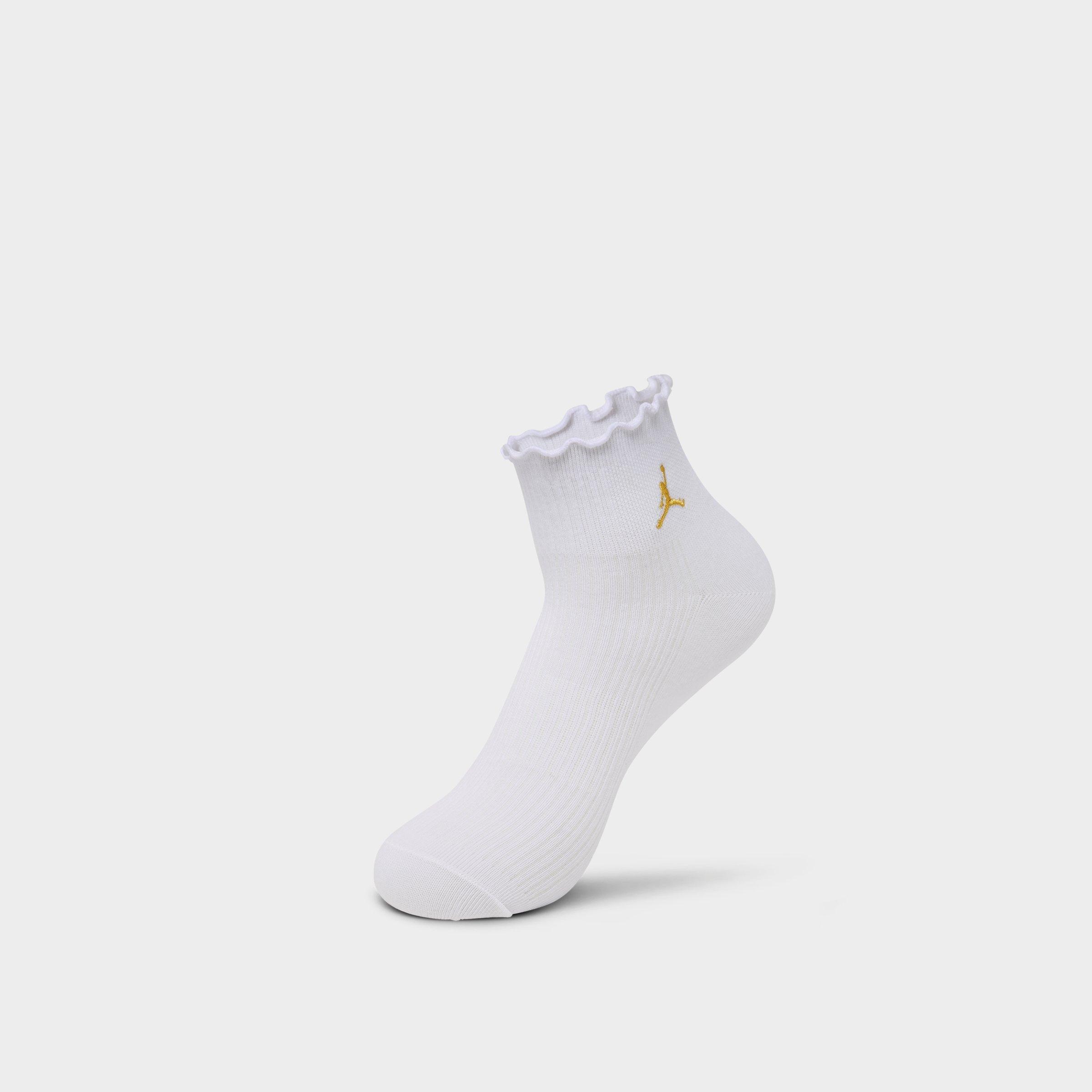 Girls' Jordan Lettuce Edge Ankle Socks (6-Pack)