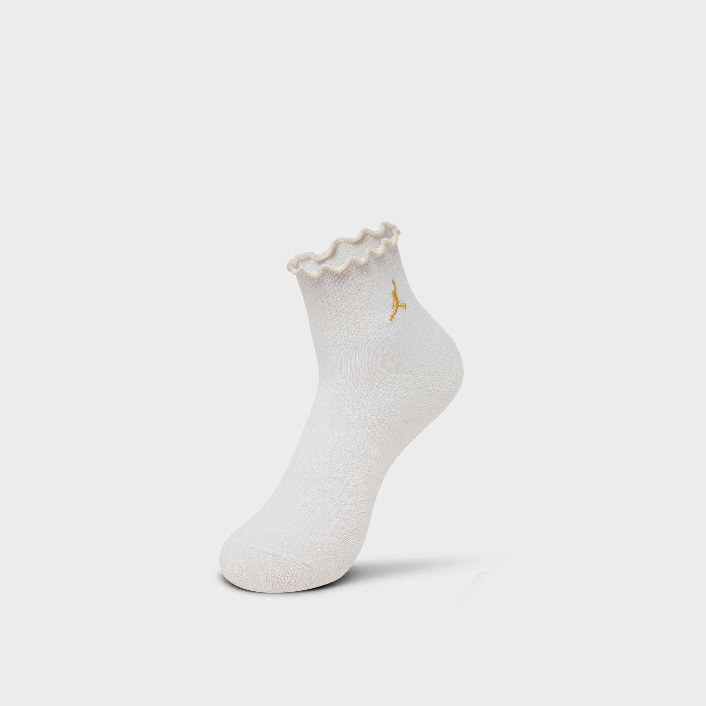 Girls' Jordan Lettuce Edge Ankle Socks (6-Pack)