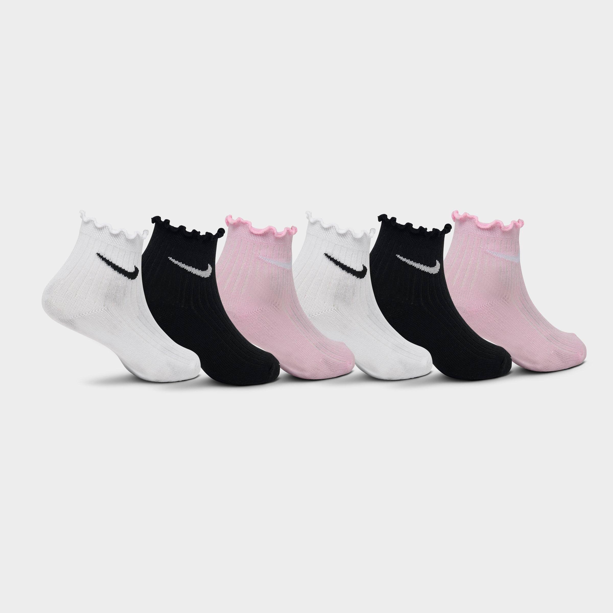 Little Kids' Nike Preschool Lettuce Welt 6-Pack Quarter Socks