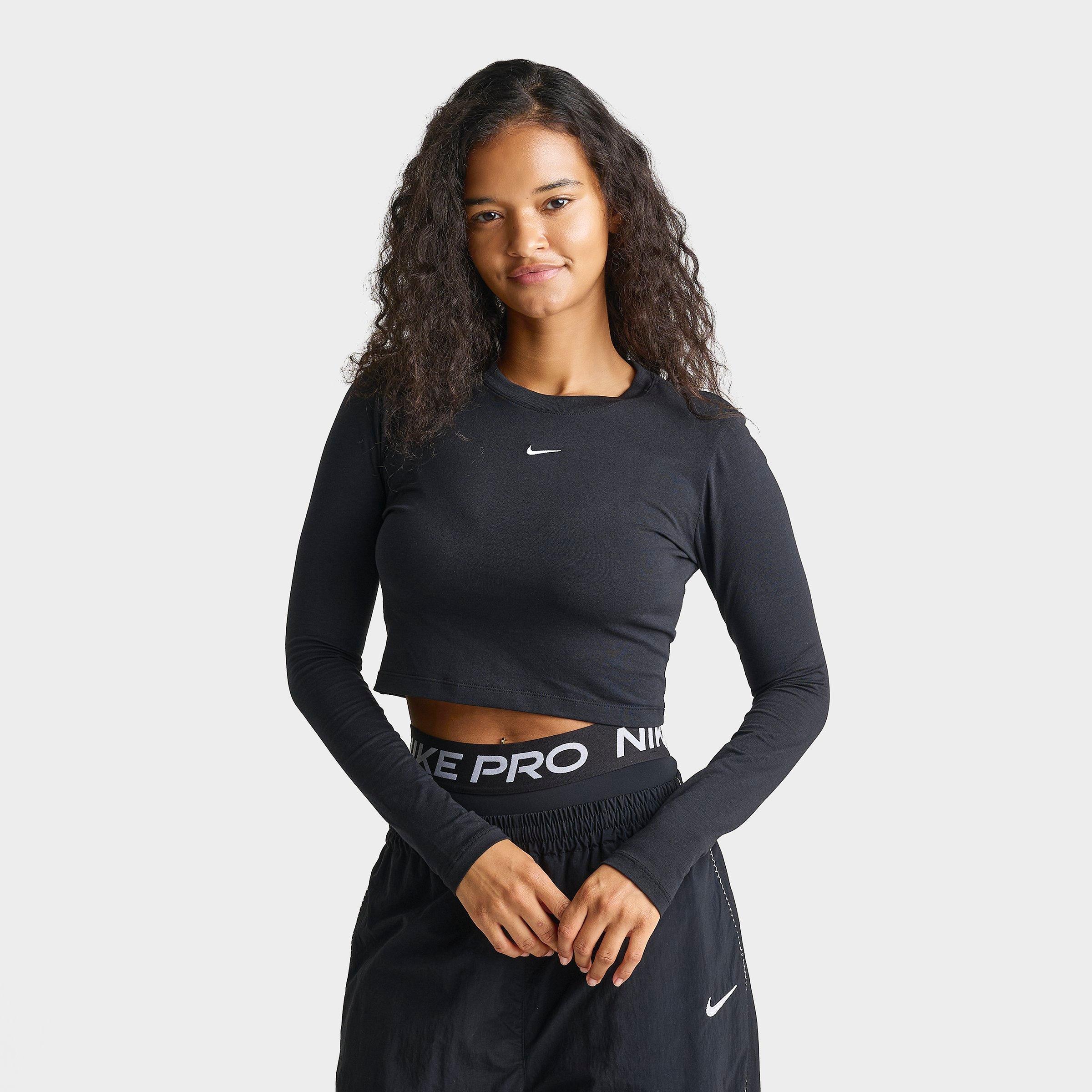 Women's Nike Sportswear Chill Knit Long-Sleeve Slim Crop Top