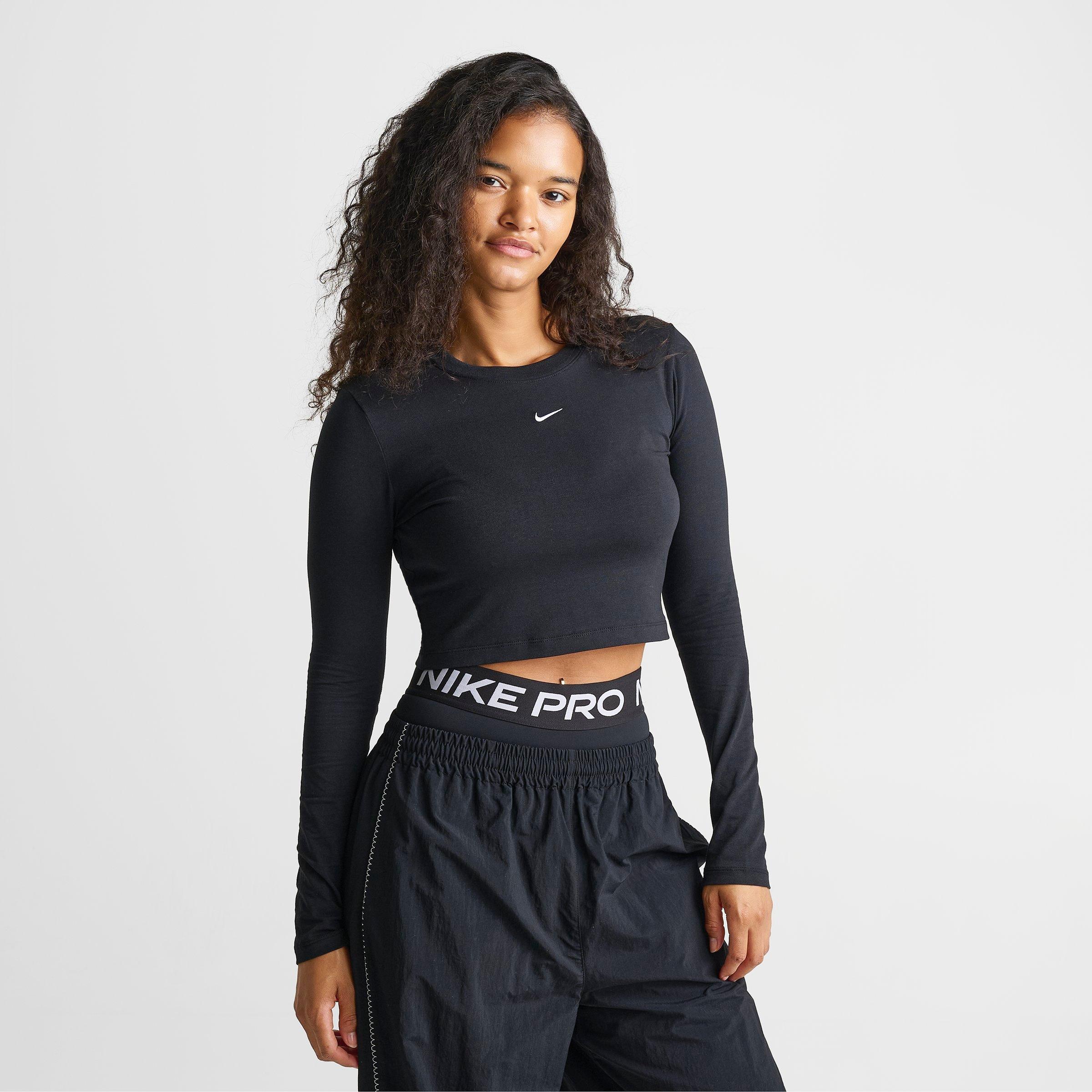 Women's Nike Sportswear Chill Knit Long-Sleeve Slim Crop Top