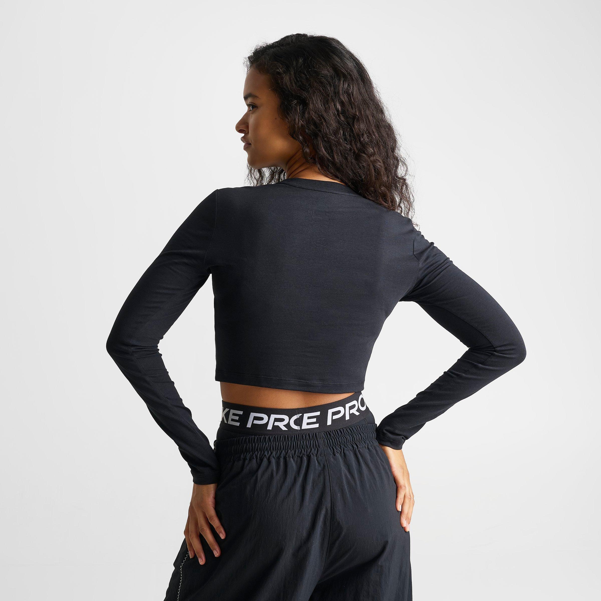 Women's Nike Sportswear Chill Knit Long-Sleeve Slim Crop Top
