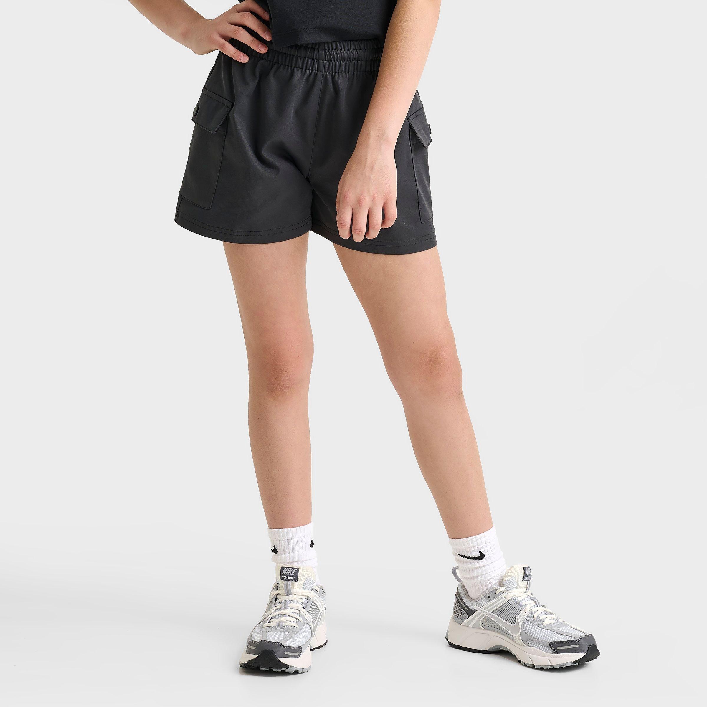 Girls' Big Kids' Nike Sportswear Woven Cargo Shorts