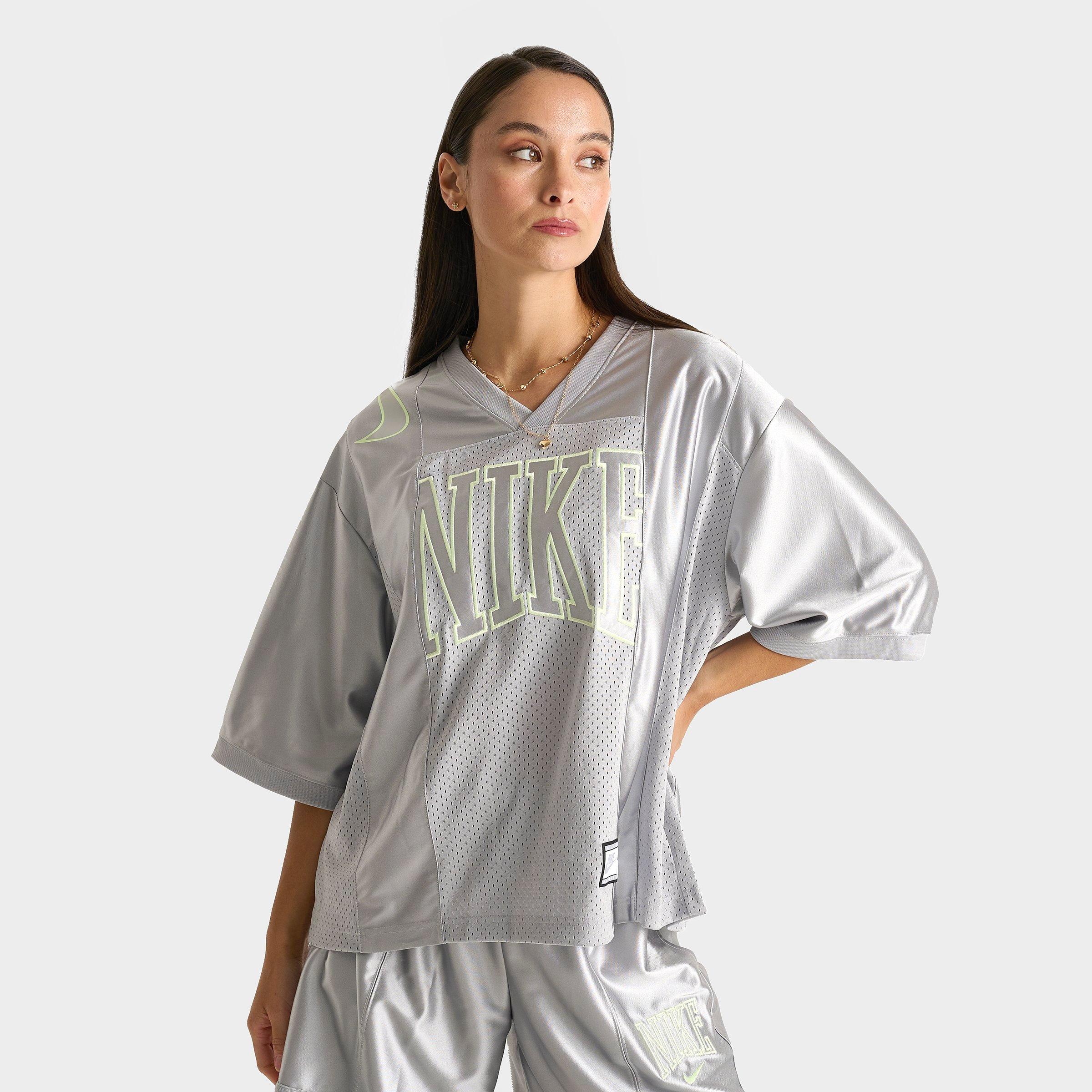 ★送料無料★NIKE Satin Oversized Jersey & Shorts 上下セット nike_HJ0280-077_W-