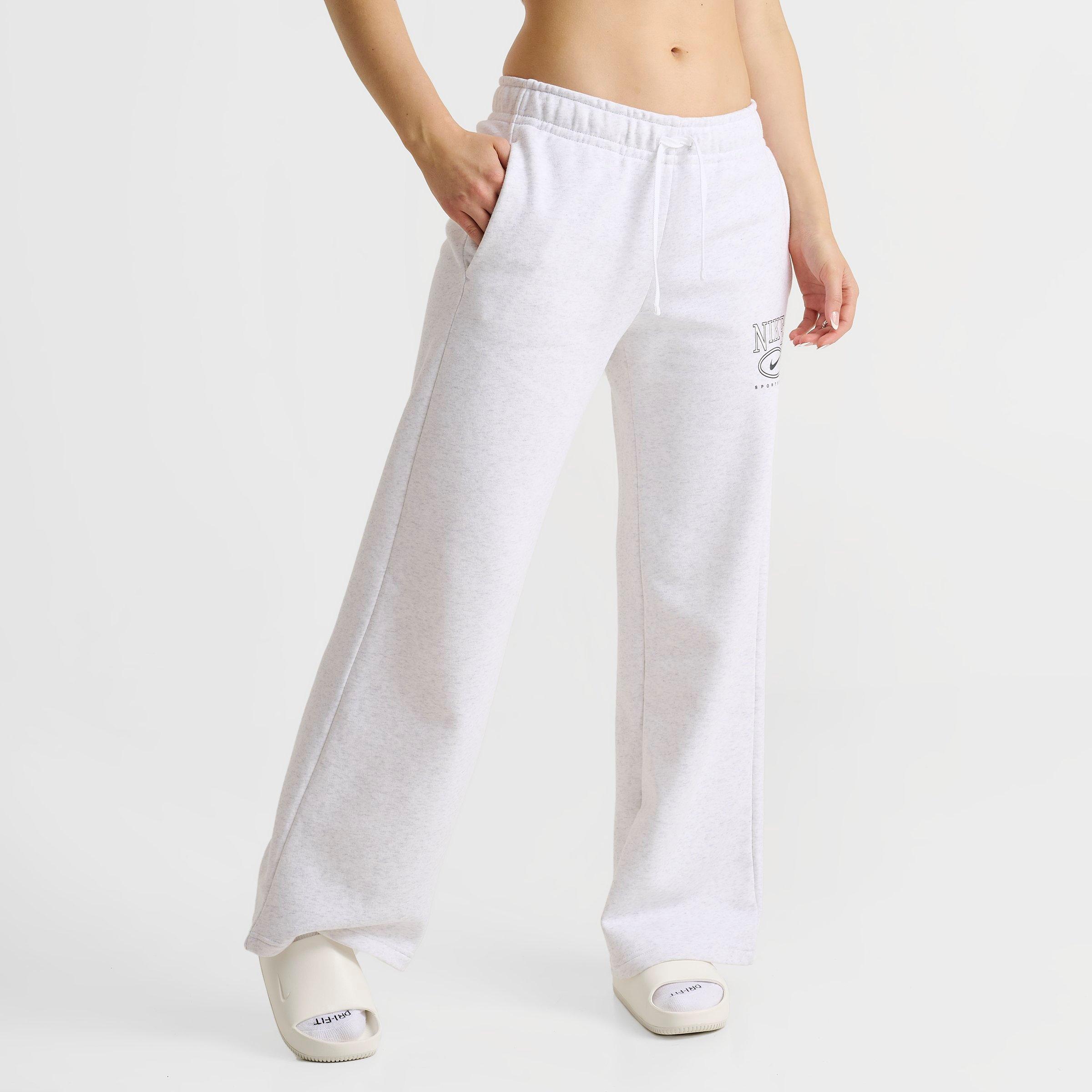 Women's Nike Sportswear Club Fleece Mid-Rise Wide-Leg Graphic Pants