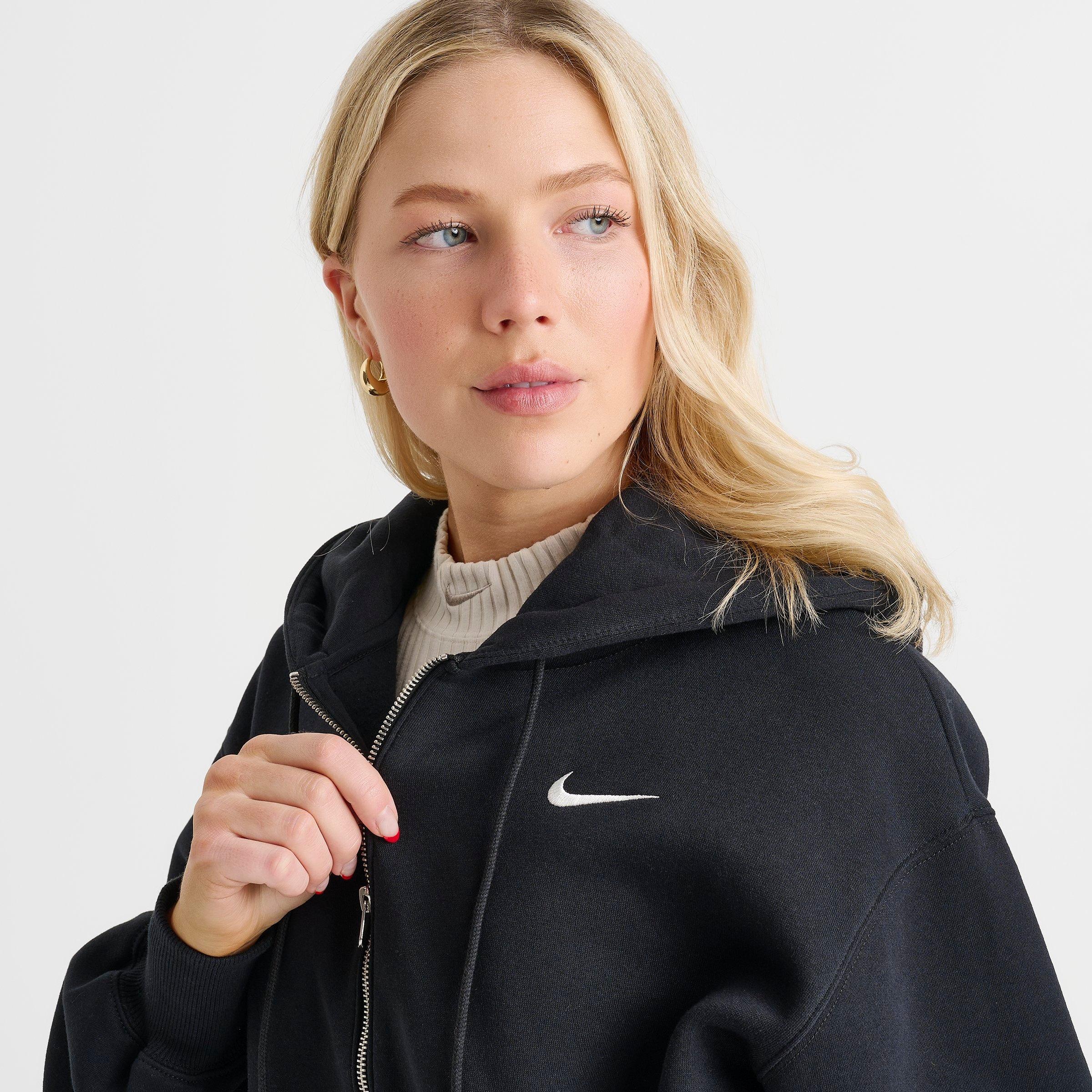 Women's Nike Sportswear Phoenix Fleece Crop Full-Zip Hoodie
