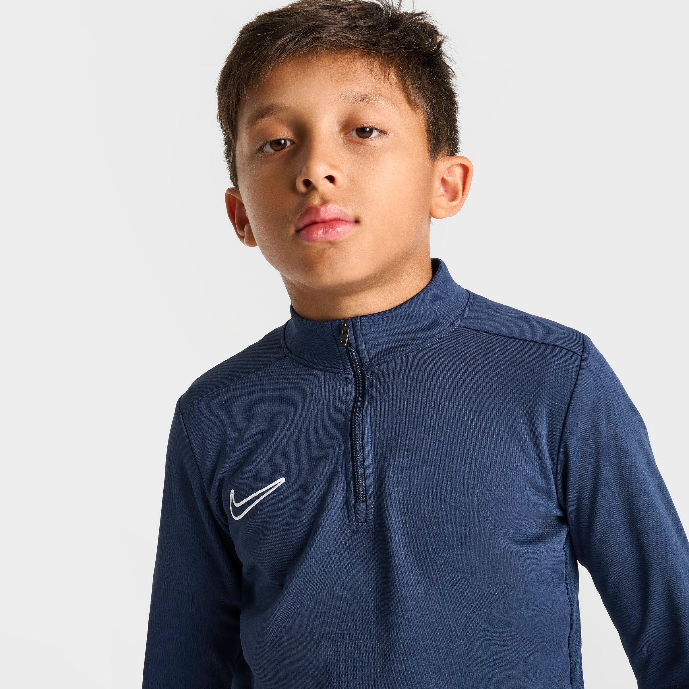 Kids' Nike Academy Dri-FIT Quarter-Zip Soccer Drill Top