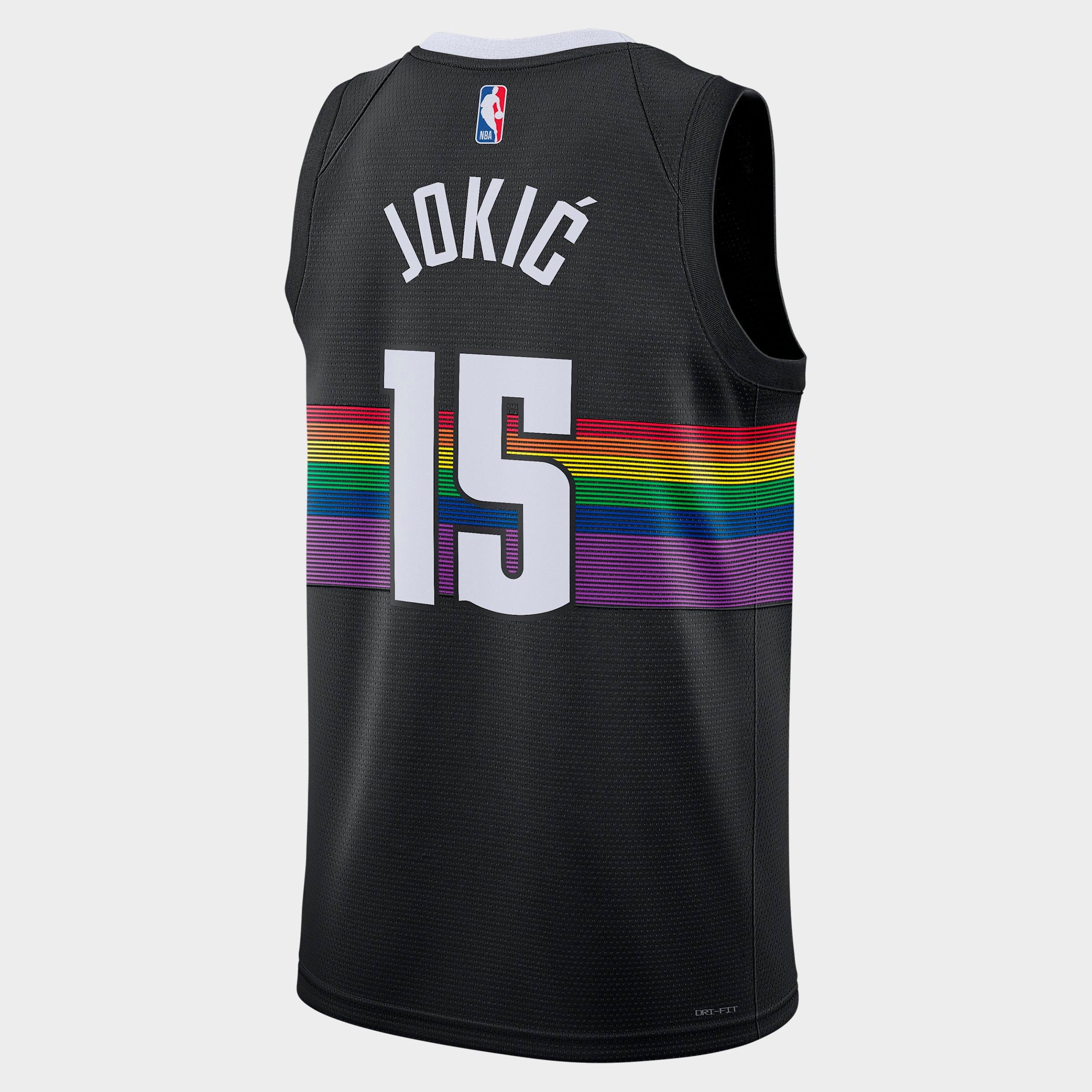 Men's Nike Nikola Jokić Denver Nuggets NBA City Edition Swingman Basketball Jersey