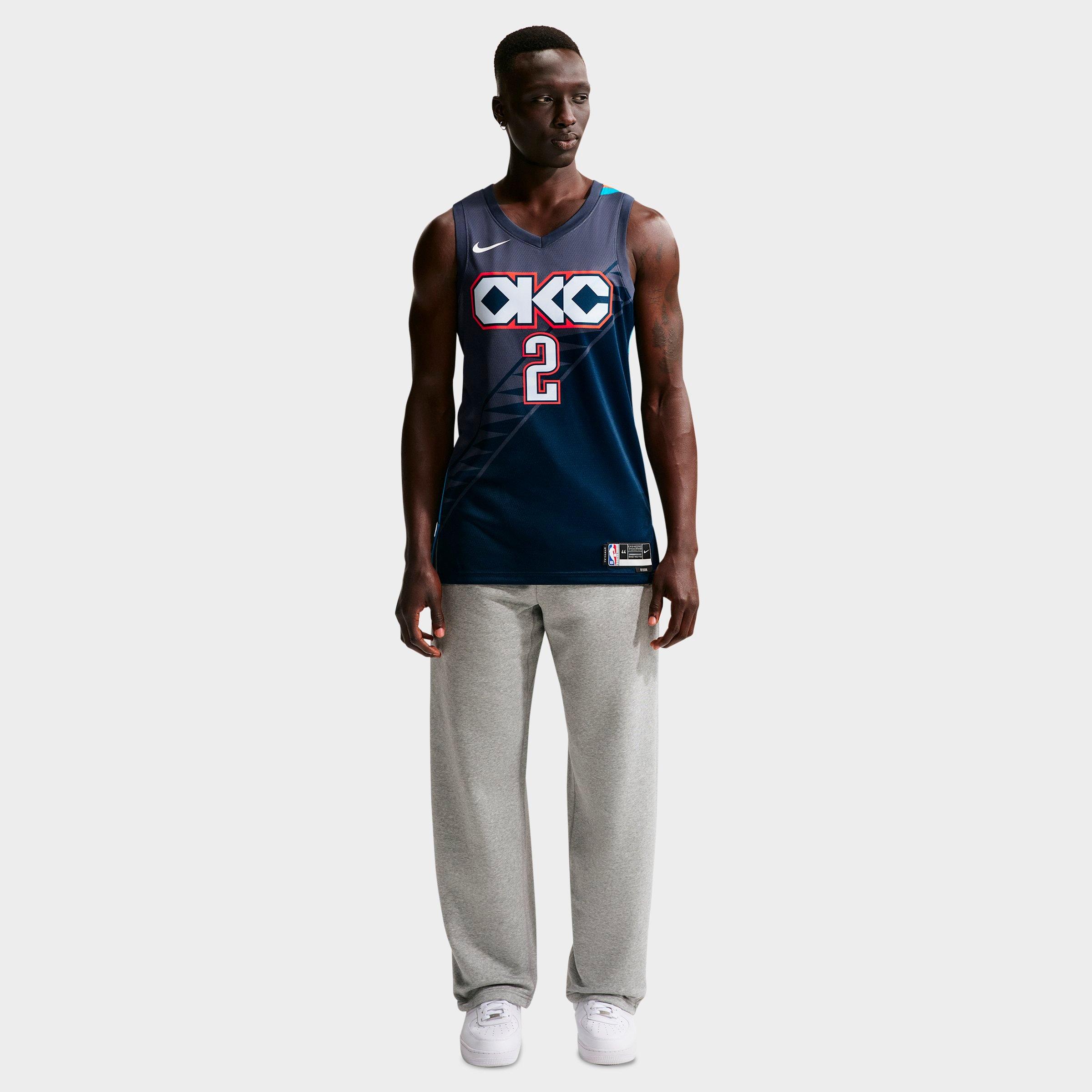 Men's Nike Shai Gilgeous-Alexander Oklahoma City Thunder NBA City Edition Swingman Basketball Jersey