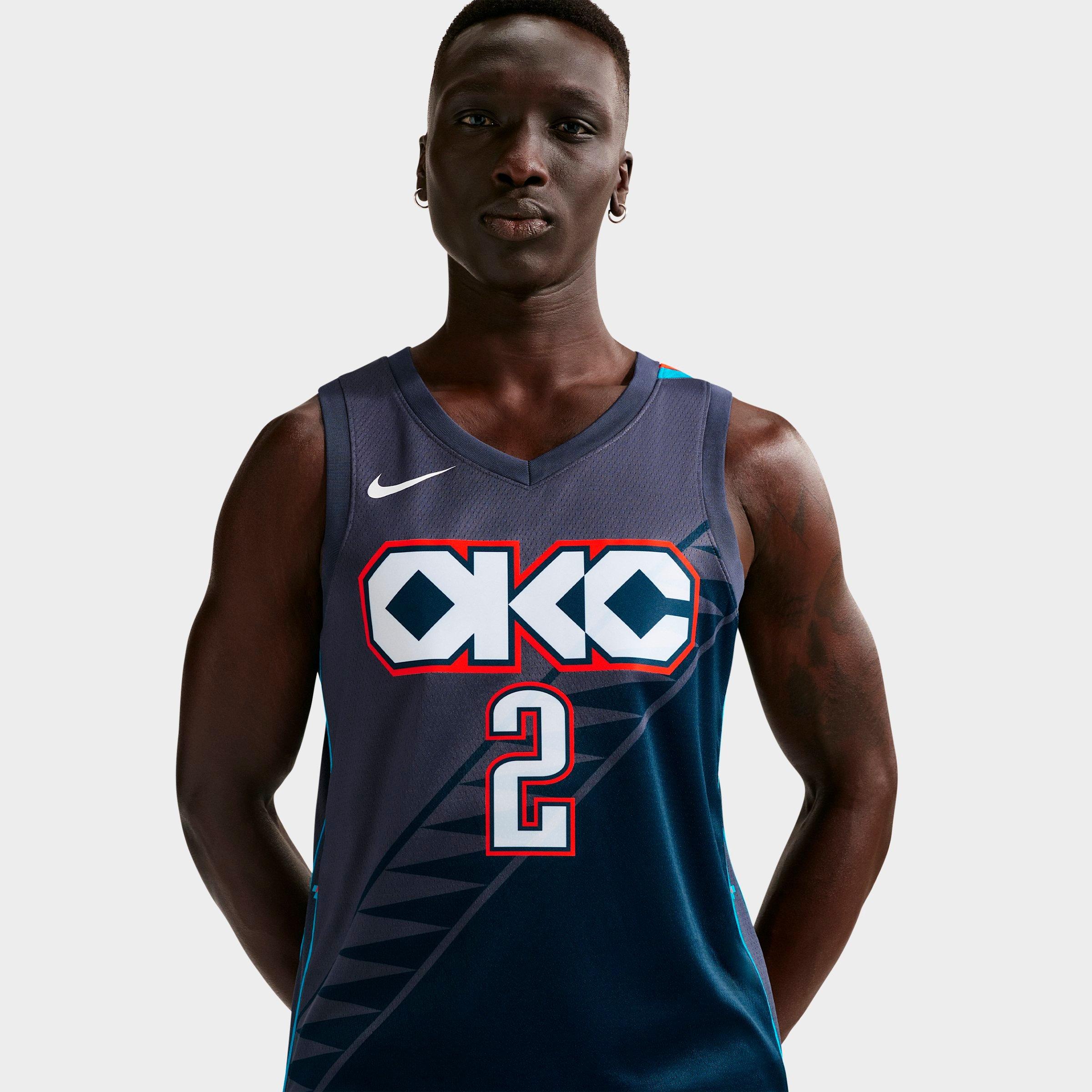 Men's Nike Shai Gilgeous-Alexander Oklahoma City Thunder NBA City Edition Swingman Basketball Jersey