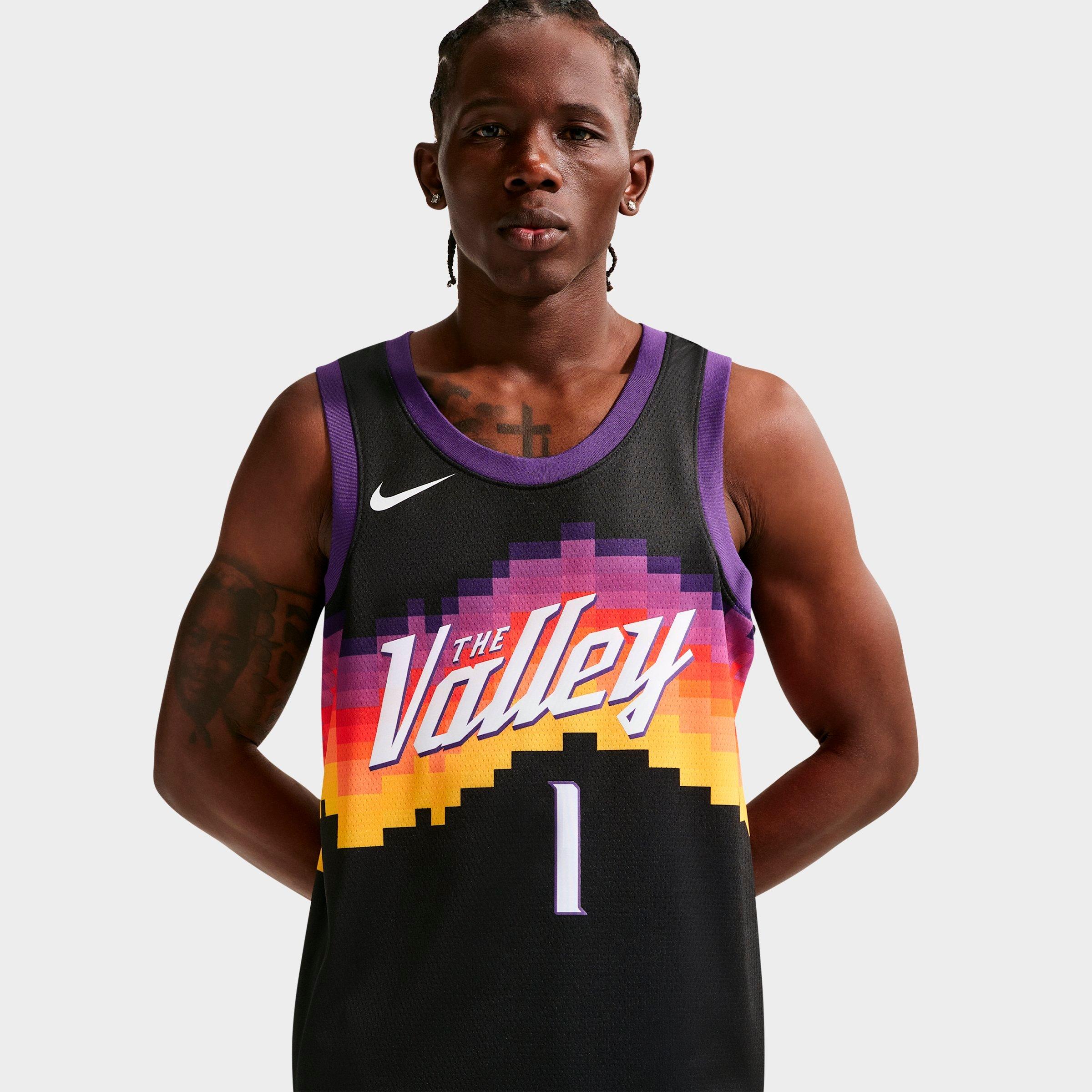 Men's Nike Devin Booker Phoenix Suns NBA City Edition Swingman Basketball Jersey