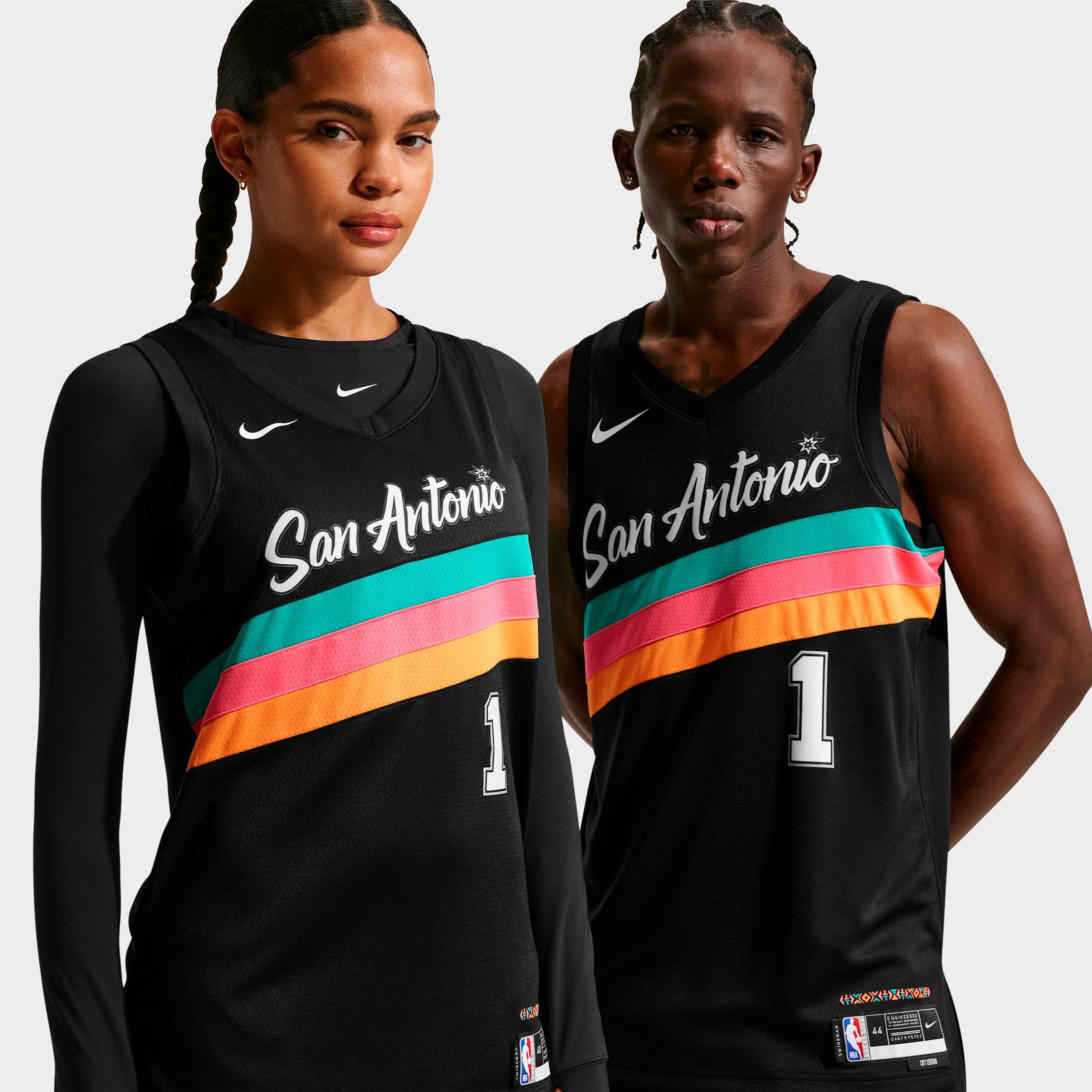 Men's Nike Victor Wembanyama San Antonio Spurs NBA City Edition Swingman Basketball Jersey