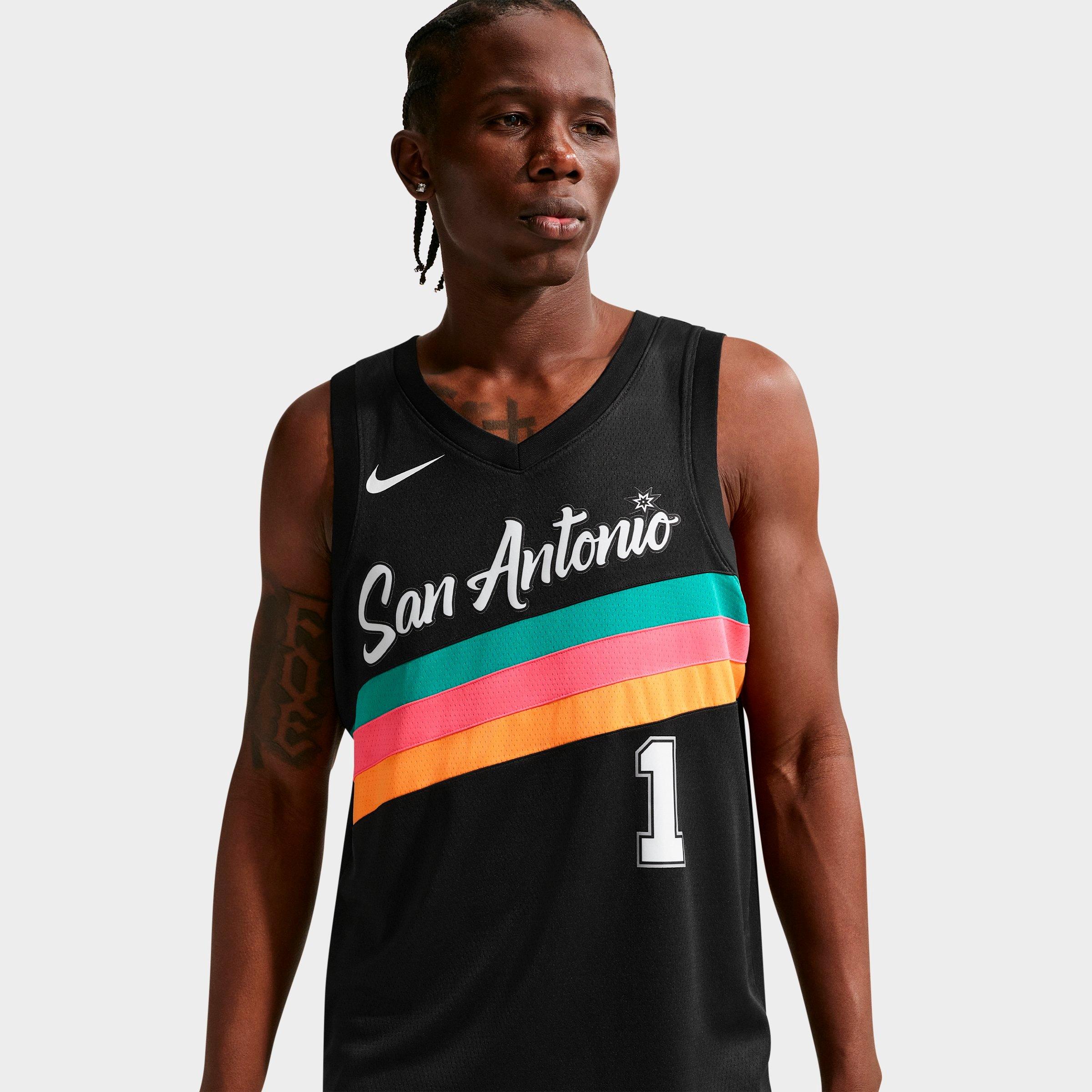Men's Nike Victor Wembanyama San Antonio Spurs NBA City Edition Swingman Basketball Jersey