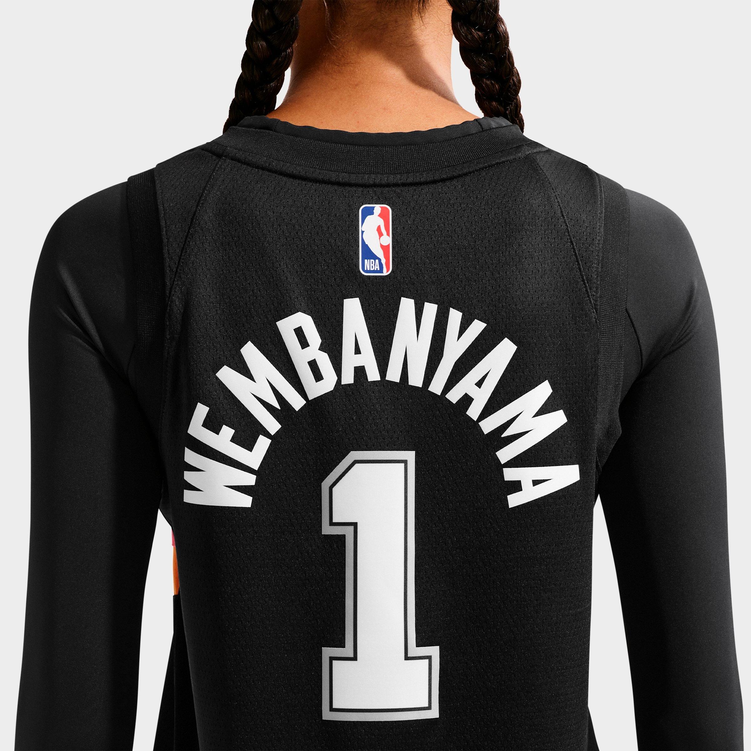 Men's Nike Victor Wembanyama San Antonio Spurs NBA City Edition Swingman Basketball Jersey