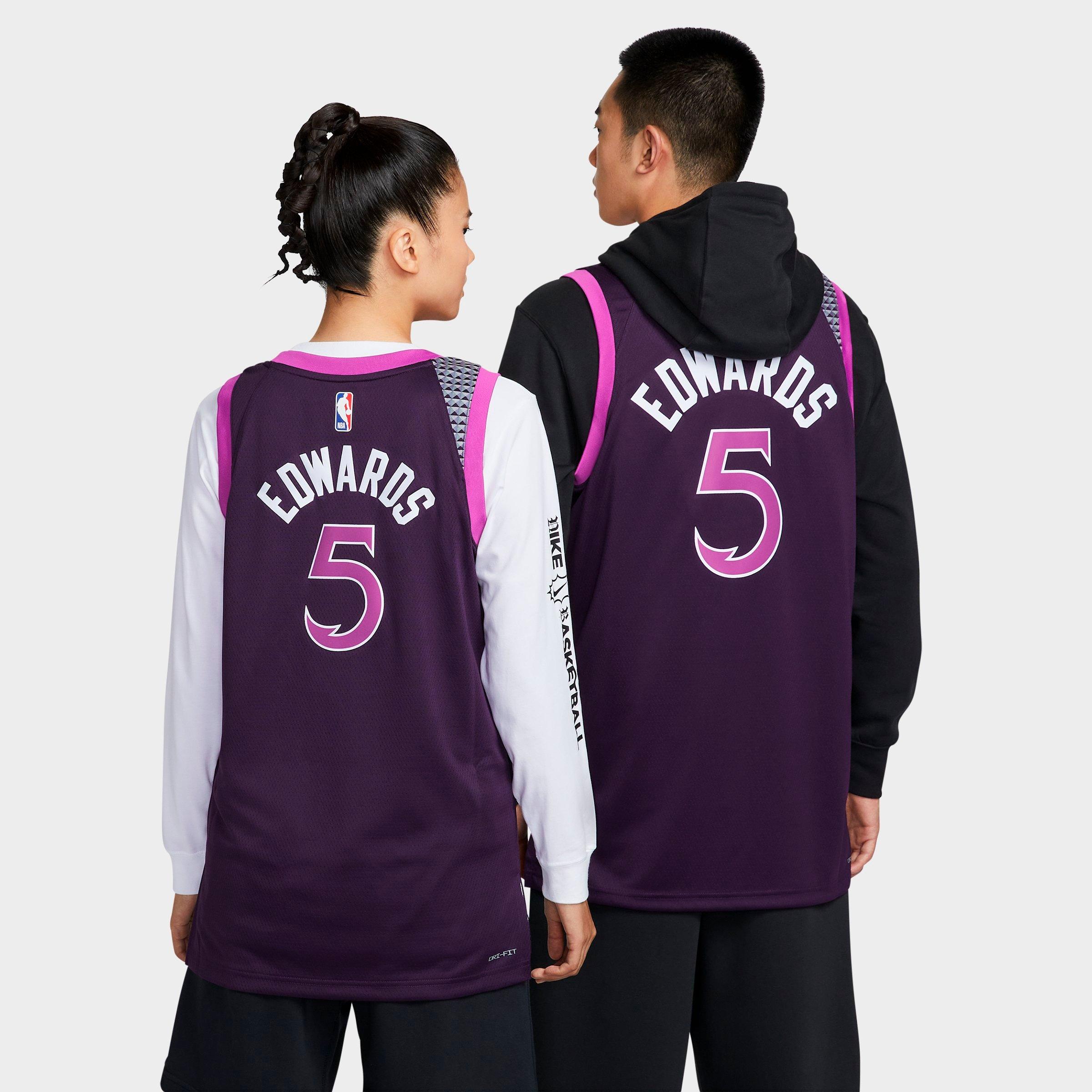 Men's Nike Anthony Edwards Minnesota Timberwolves NBA City Edition Swingman Basketball Jersey