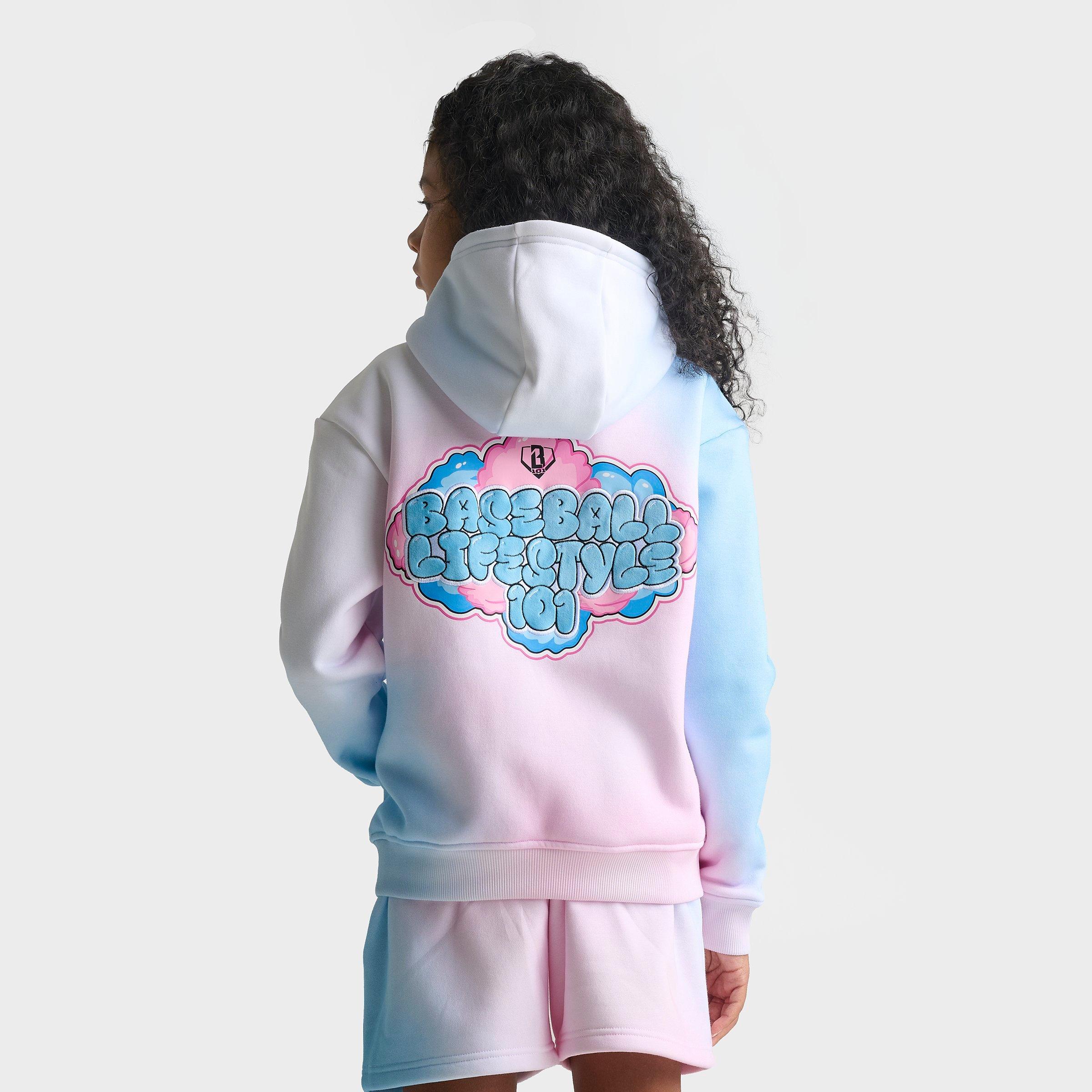Big Kids' Baseball Lifestyle 101 Cotton Candy Youth Hoodie